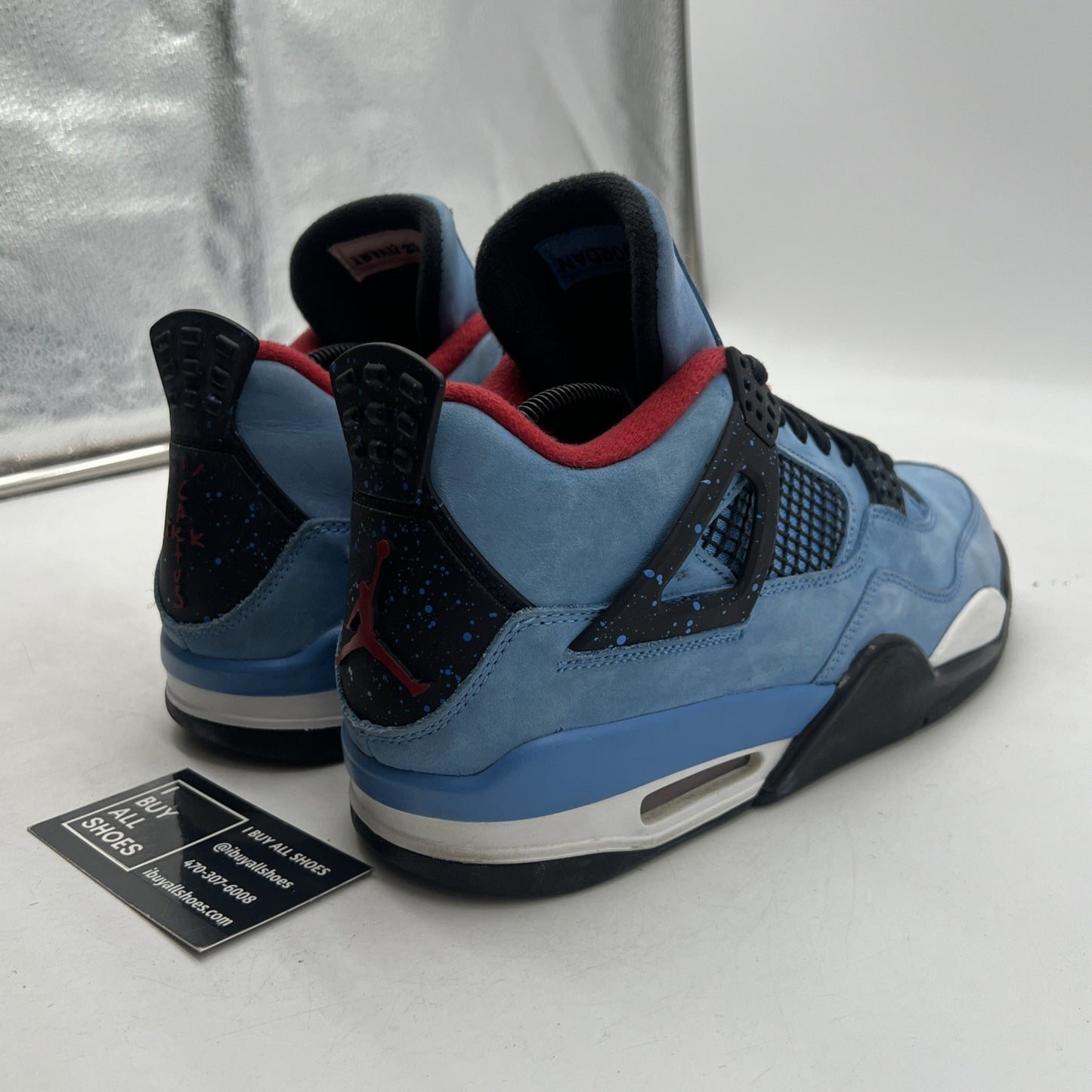 Size 9 - Air Jordan 4 Retro x Travis Scott Mid Cactus Jack (308497-406)