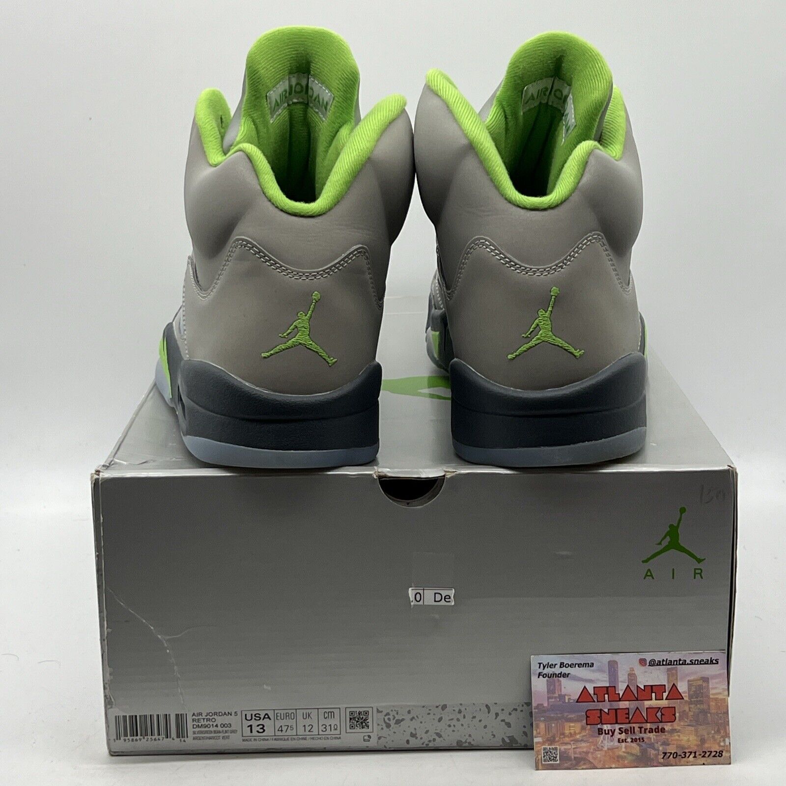 Size 13 - Jordan 5 Retro Green Bean Grey Icey (DM9014-003)