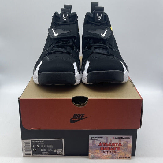 Size 11.5 -  Air Dt Max ‘96 Black White 2024 Yellow Suede Leather  (HM8249-001)