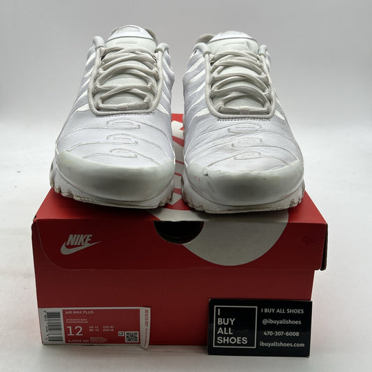 Size 12 - Nike Air Max Plus TN Triple White (AJ2029-100)