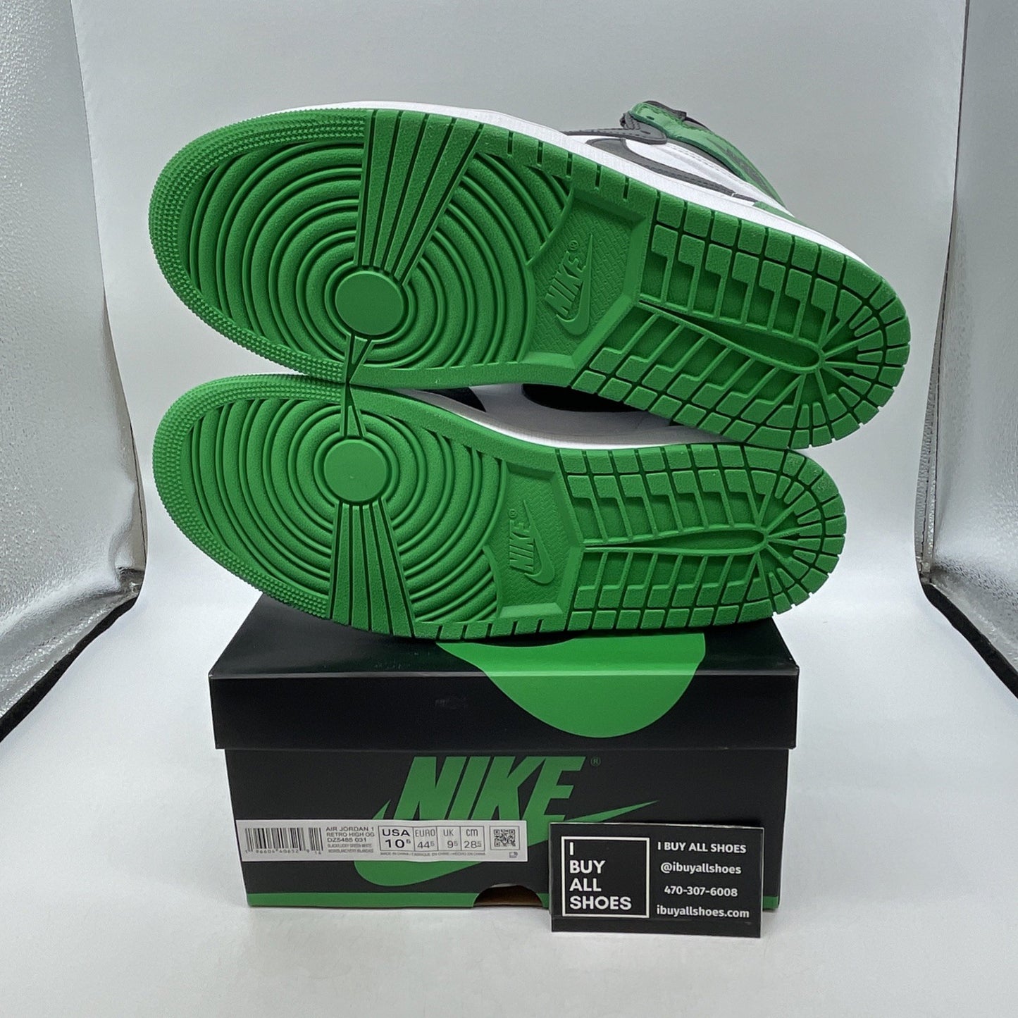 Size 10.5 - Air Jordan 1 Retro OG High Lucky Green (DZ5485-031)