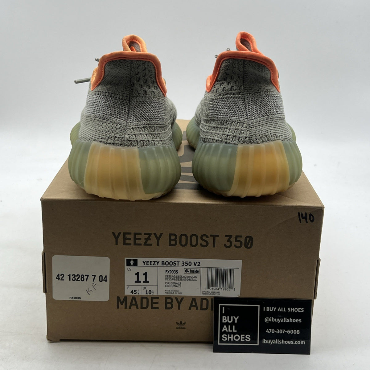Size 11 - adidas Yeezy Boost 350 V2 Desert Sage (FX9035)