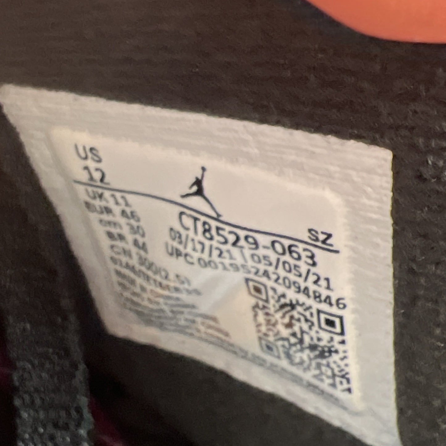 Size 12 - Air Jordan 6 Bordeaux (CT8529-063)