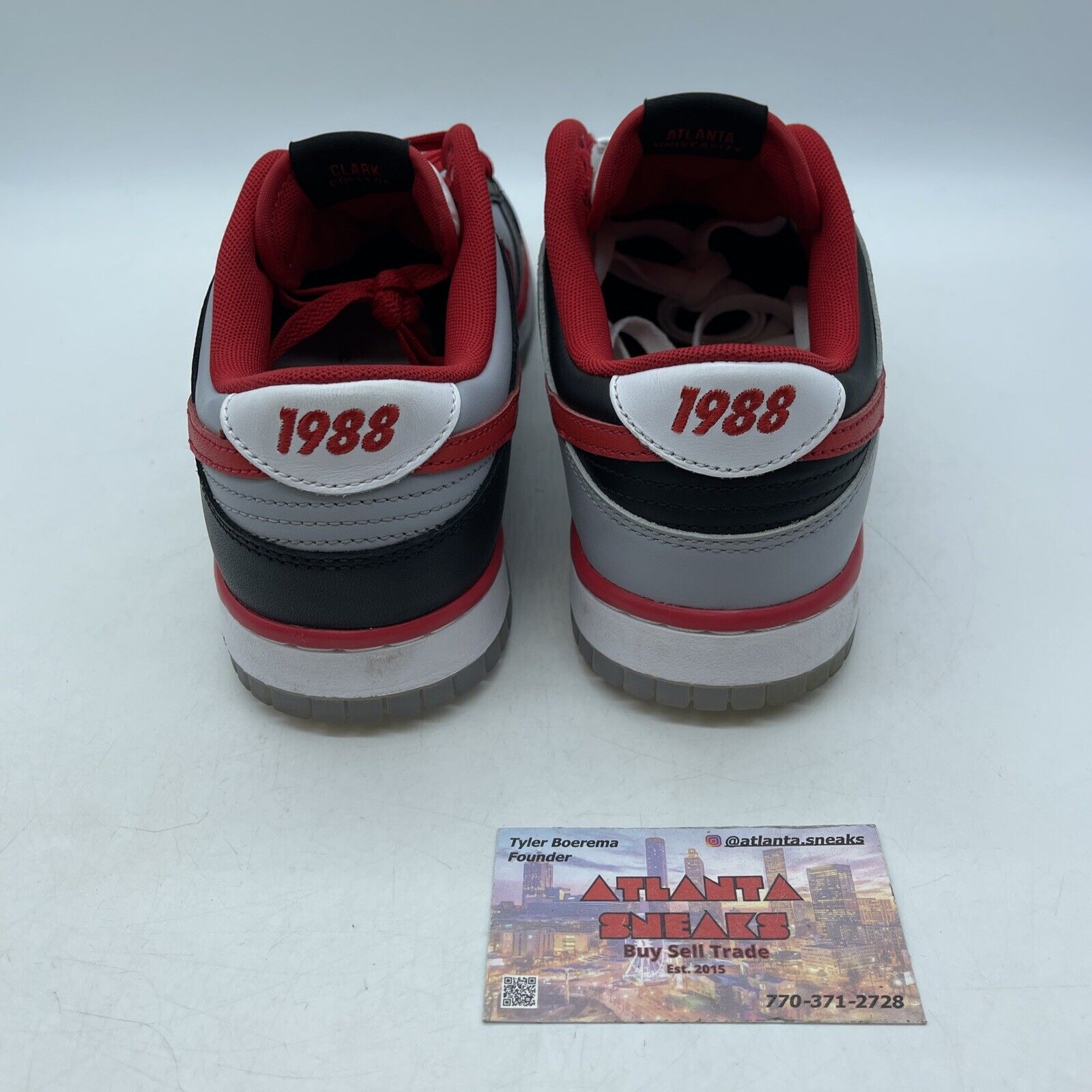 Size 9.5 - Nike Clark Atlanta University x Dunk Low Panthers Grey (DR6189-001)