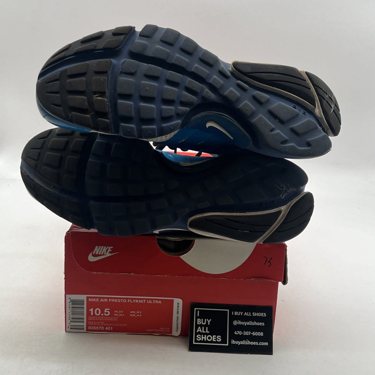 Size 10.5 - Nike Air Presto Ultra Flyknit Gray (835570-401)
