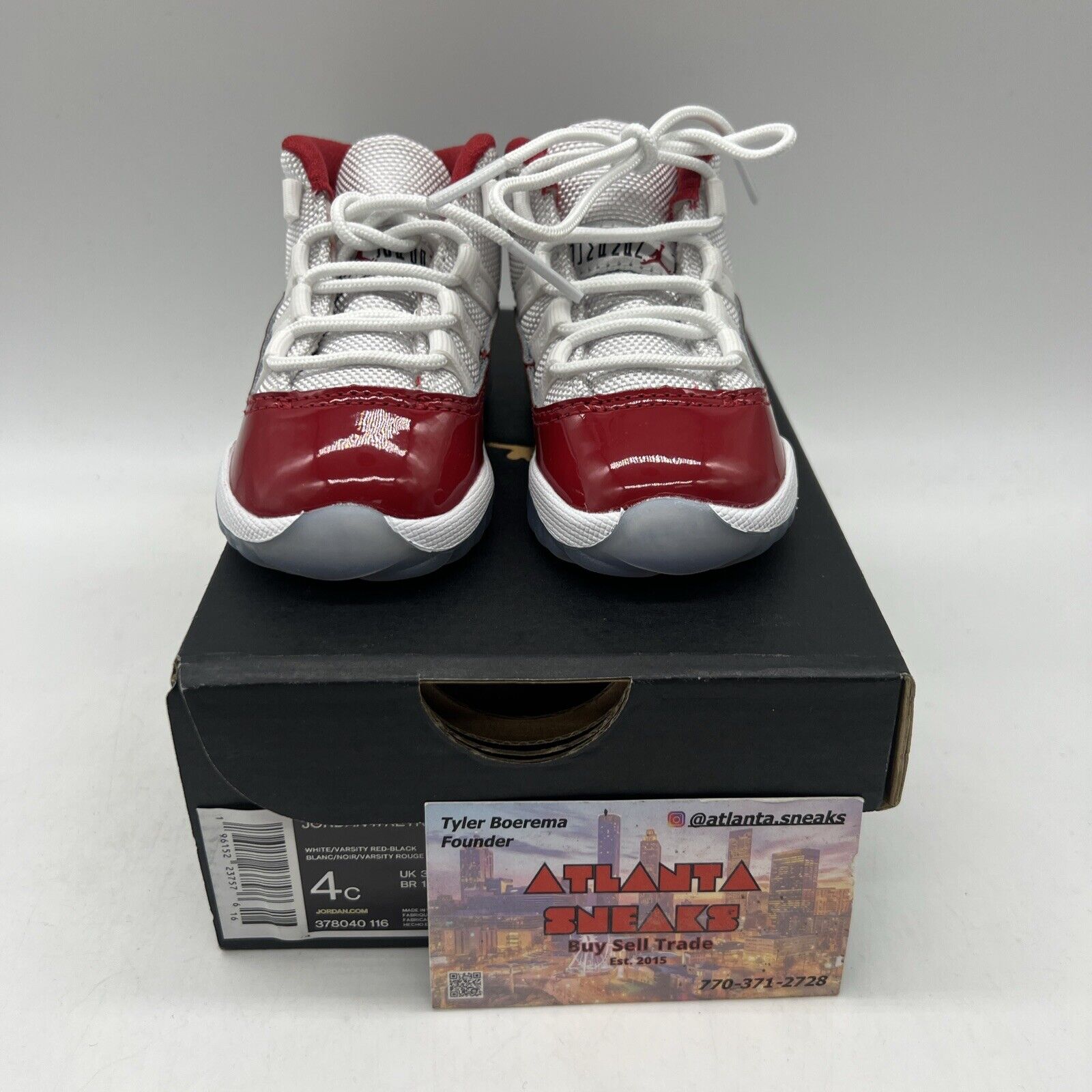 Jordan 11 Retro Cherry (2022) (TD) Brand New Size 4C Og All Red White DS