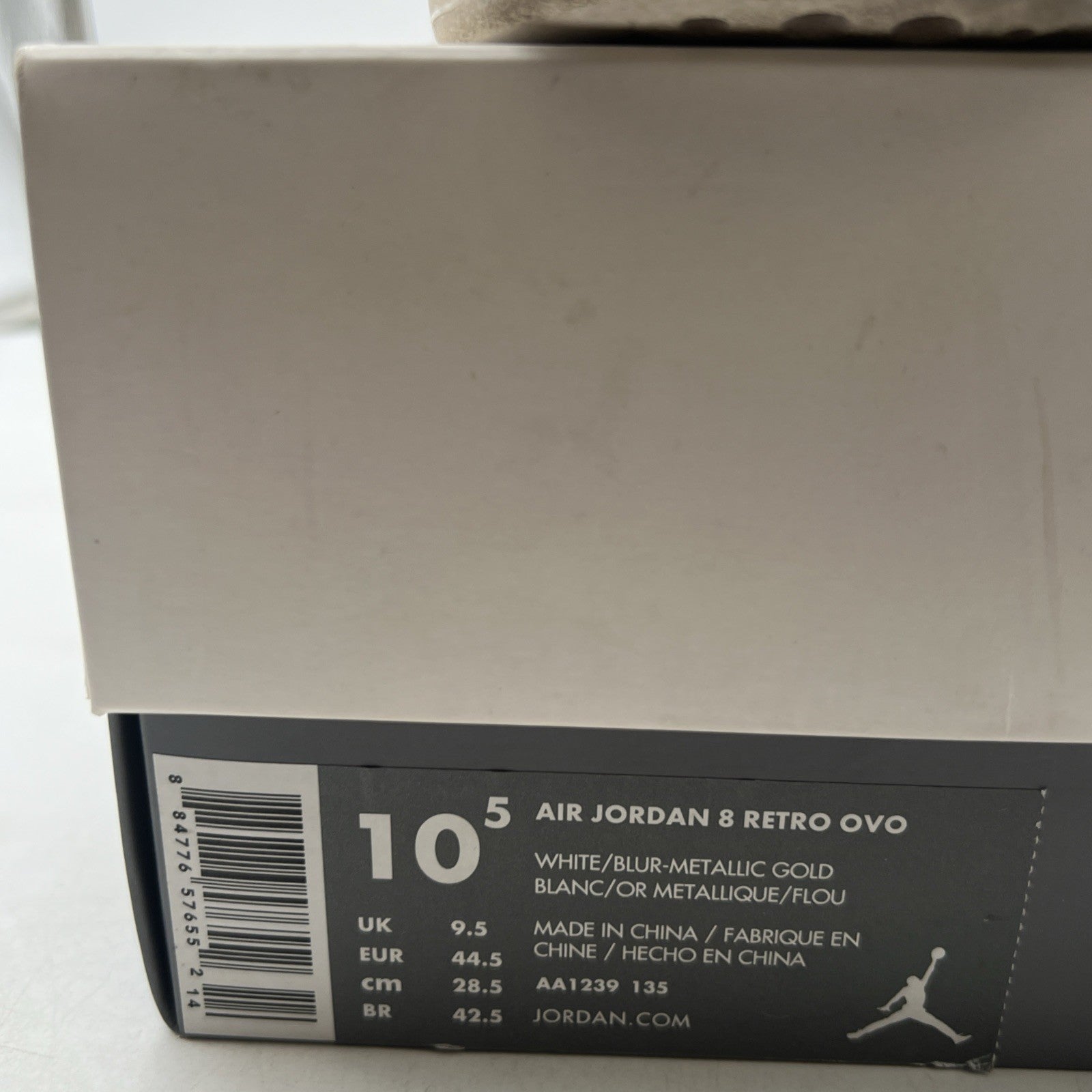 Size 10.5 - OVO x Air Jordan 8 Retro White (AA1239-135)