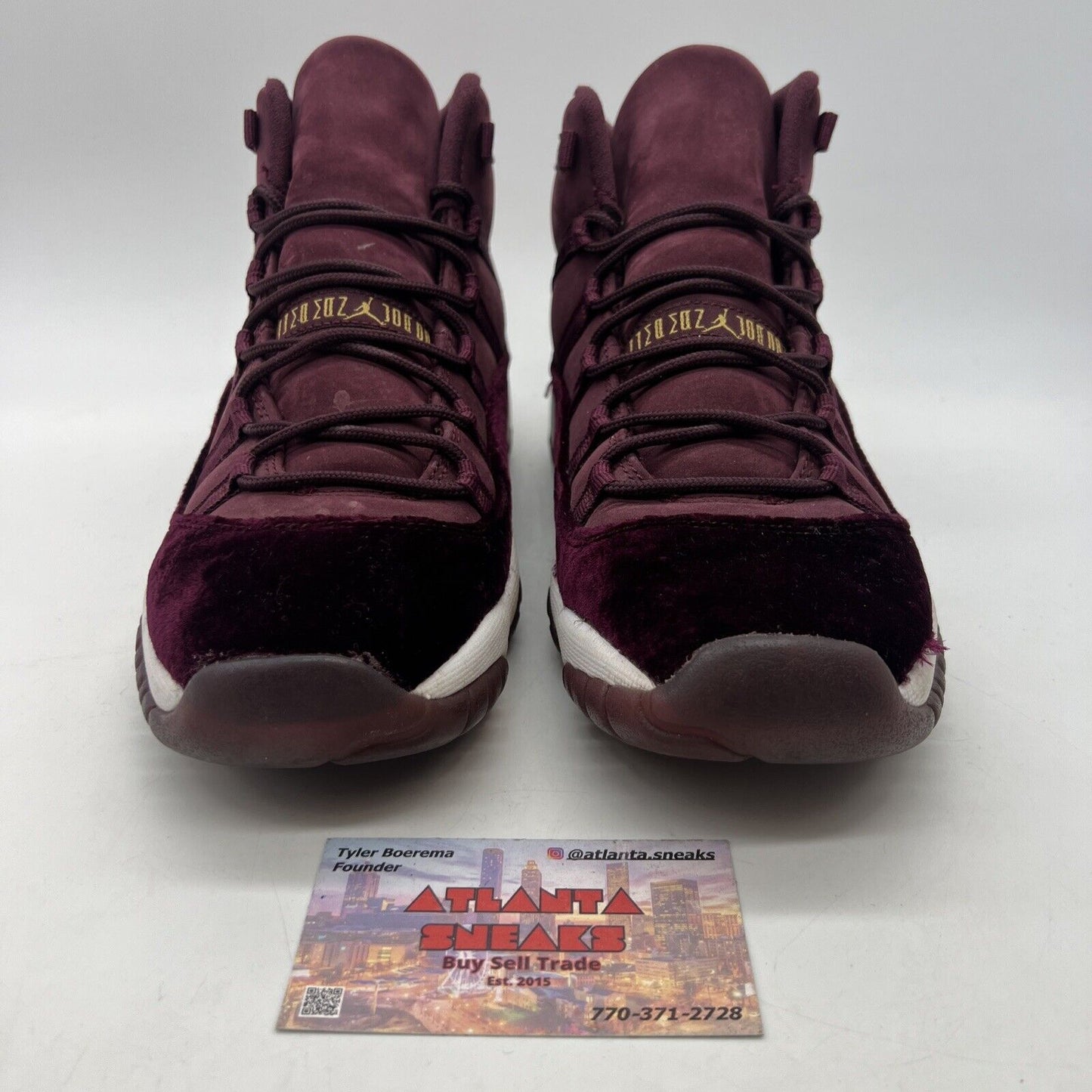 Nike Air Jordan 11 Retro GG Heiress Night Maroon (852625-650) Size 7Y