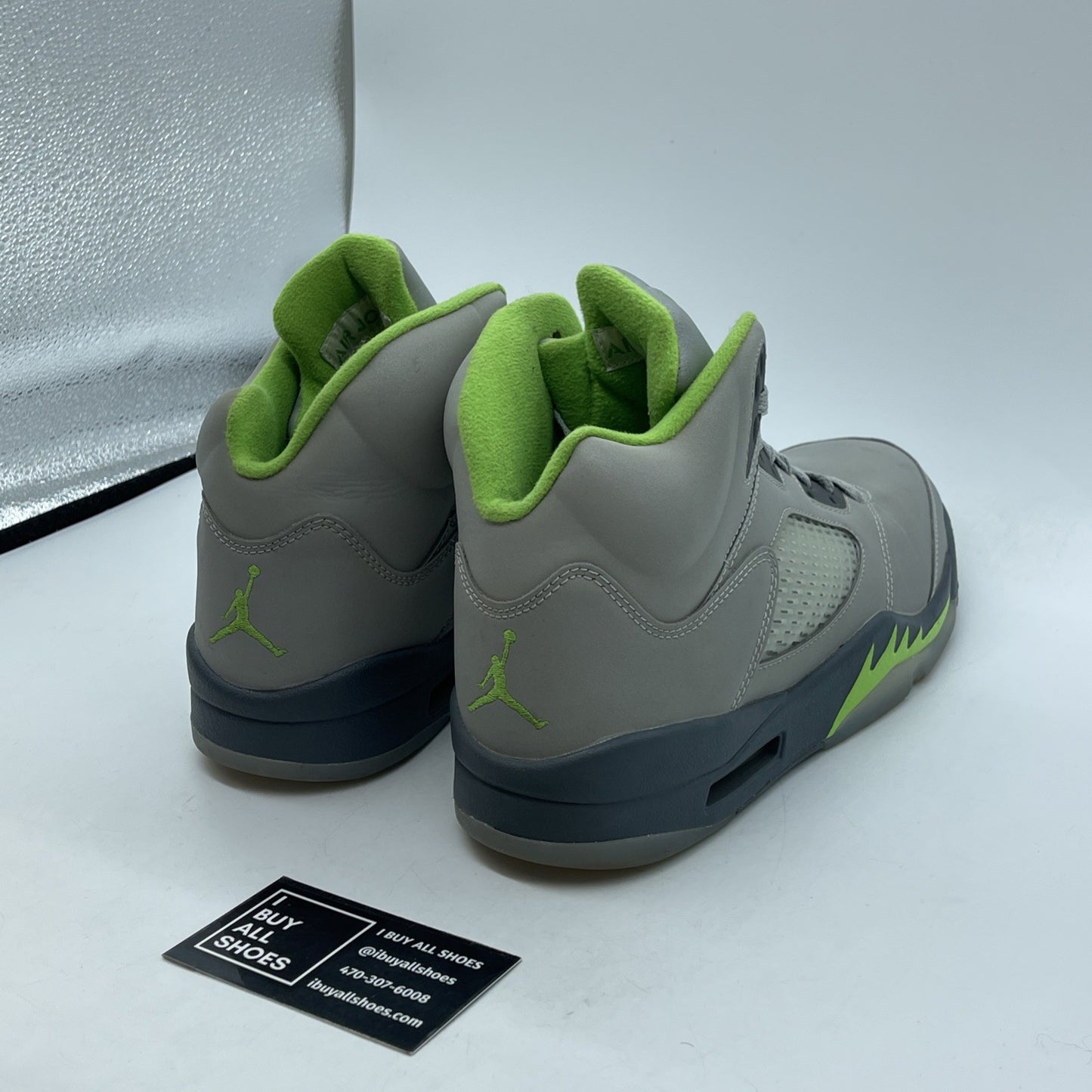 Size 9.5 - Jordan 5 Retro Green Bean Grey Leather (DM9014-003)
