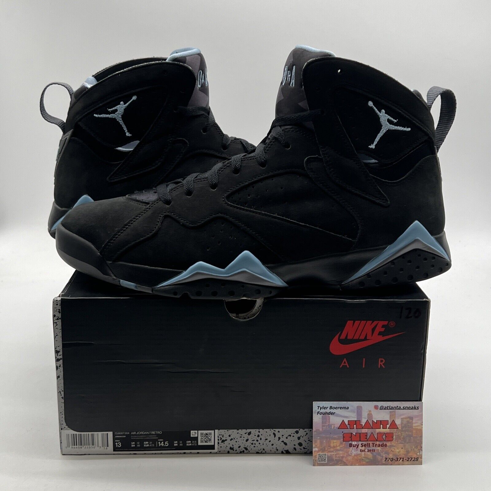 Size 13 - Air Jordan 7 Retro 2023 Chambray (CU9307-004)