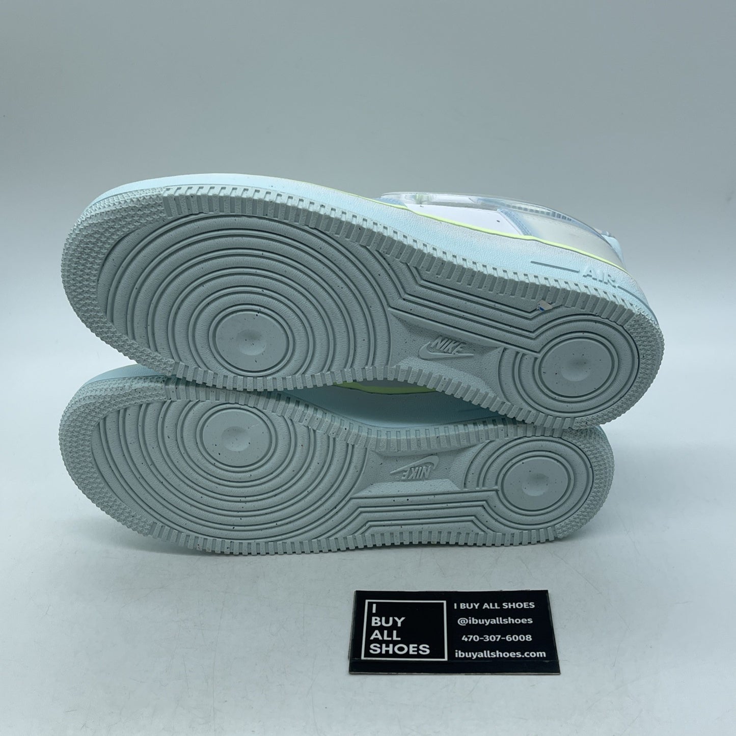 Size 7.5W - Serena Williams Design Crew x Nike Air Force 1 '07 Psychic Blue