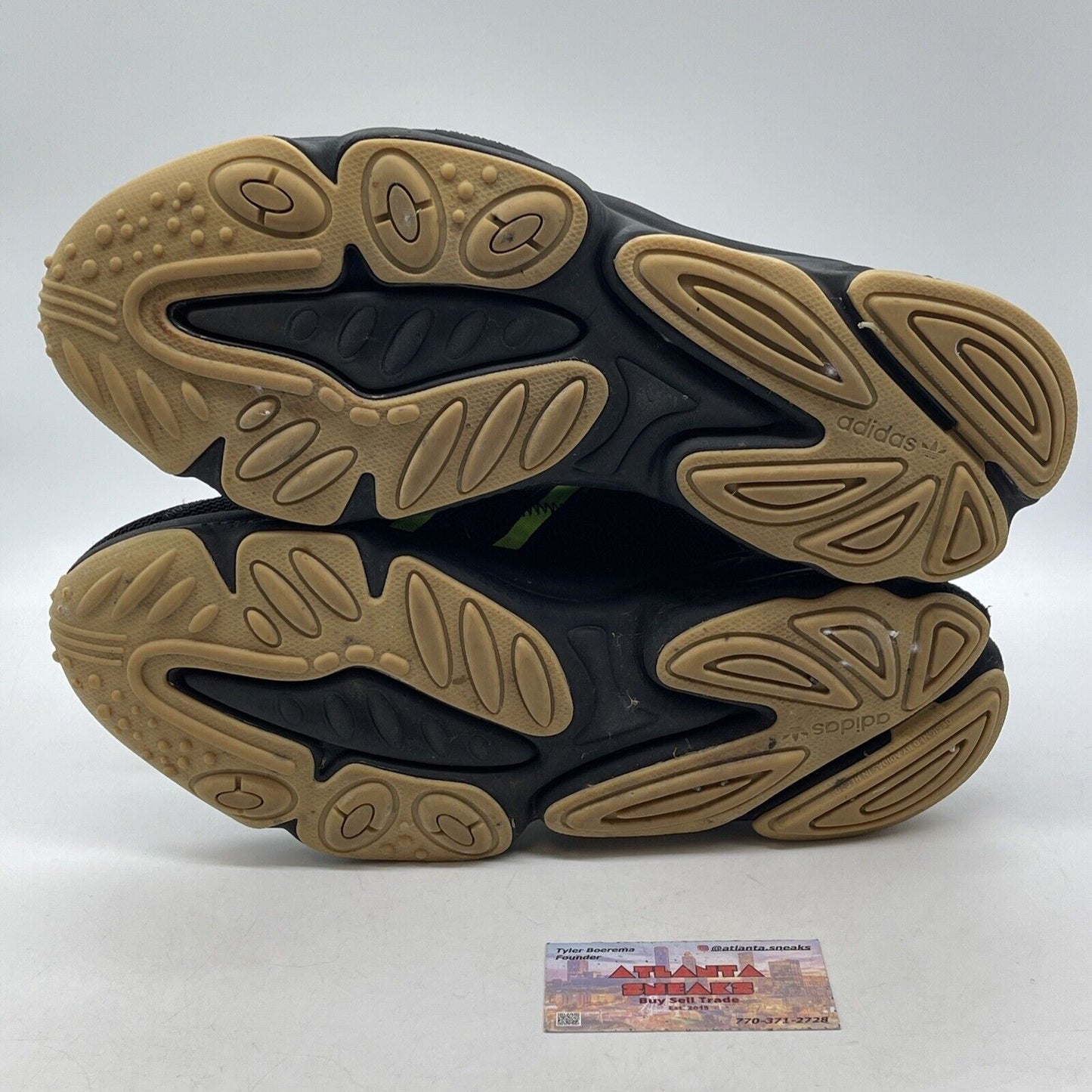 Size 12 - adidas Pusha T x Ozweego King Push Green Black Brown Suede (FV2484)