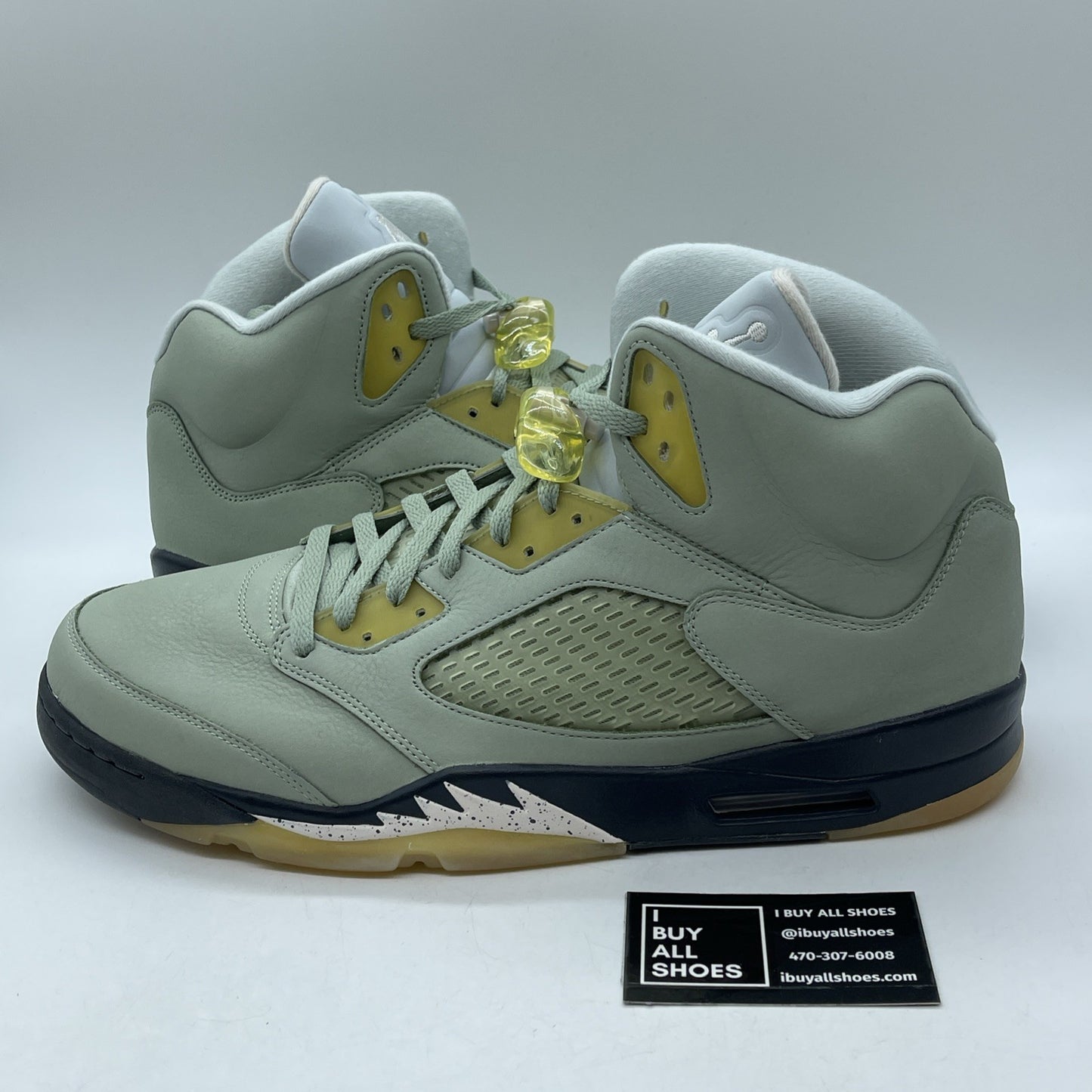 Size 16 - Jordan 5 JADE HORIZON 2022 Green White Suede (DC7501-300)