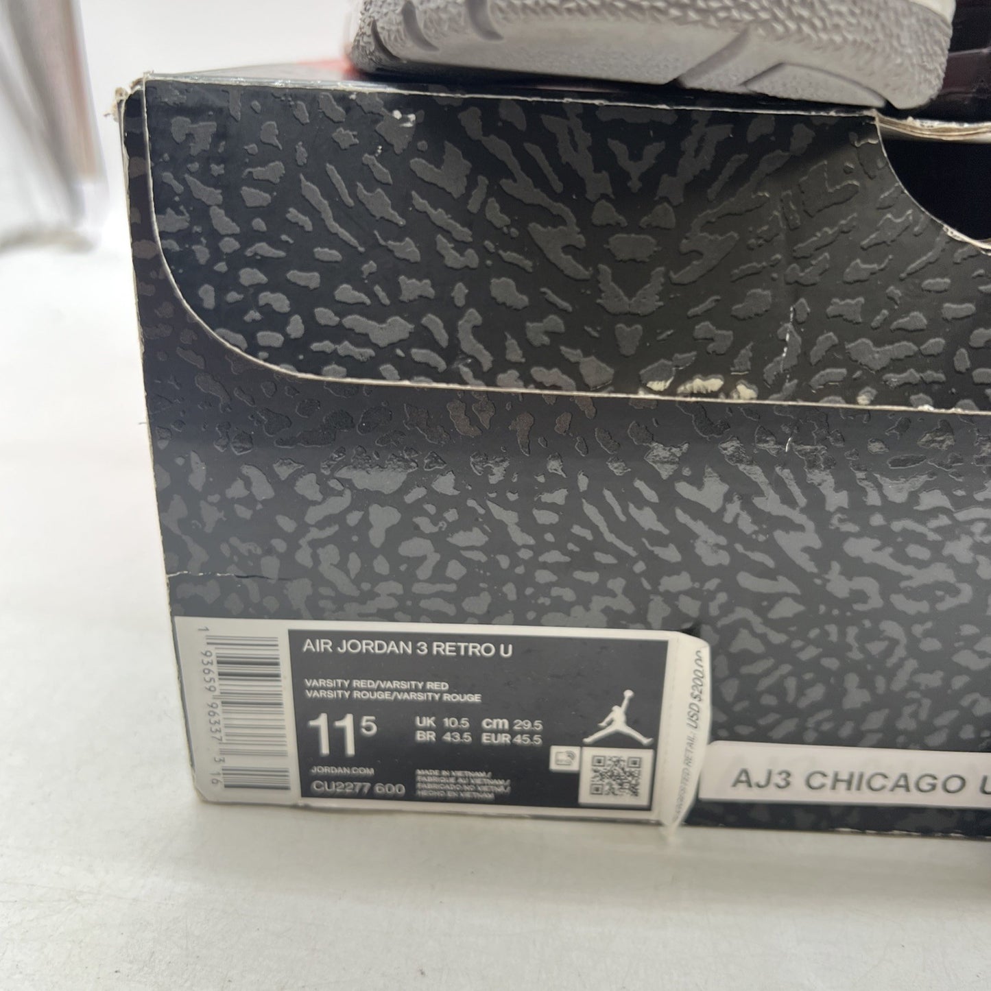 Size 11.5 - Air Jordan 3 Retro SE Unite - CHI Exclusive (CU2277-600)