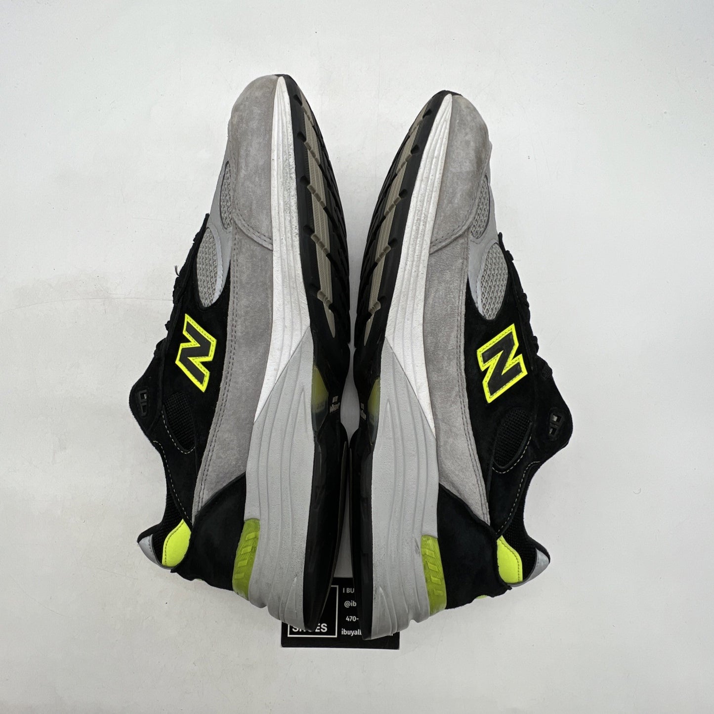 Size 14 - New Balance 992 Made in USA Grey Volt (M992TQ)
