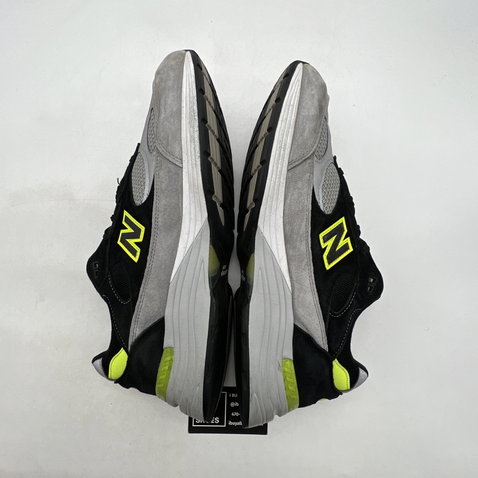 Size 14 - New Balance 992 Made in USA Grey Volt (M992TQ)