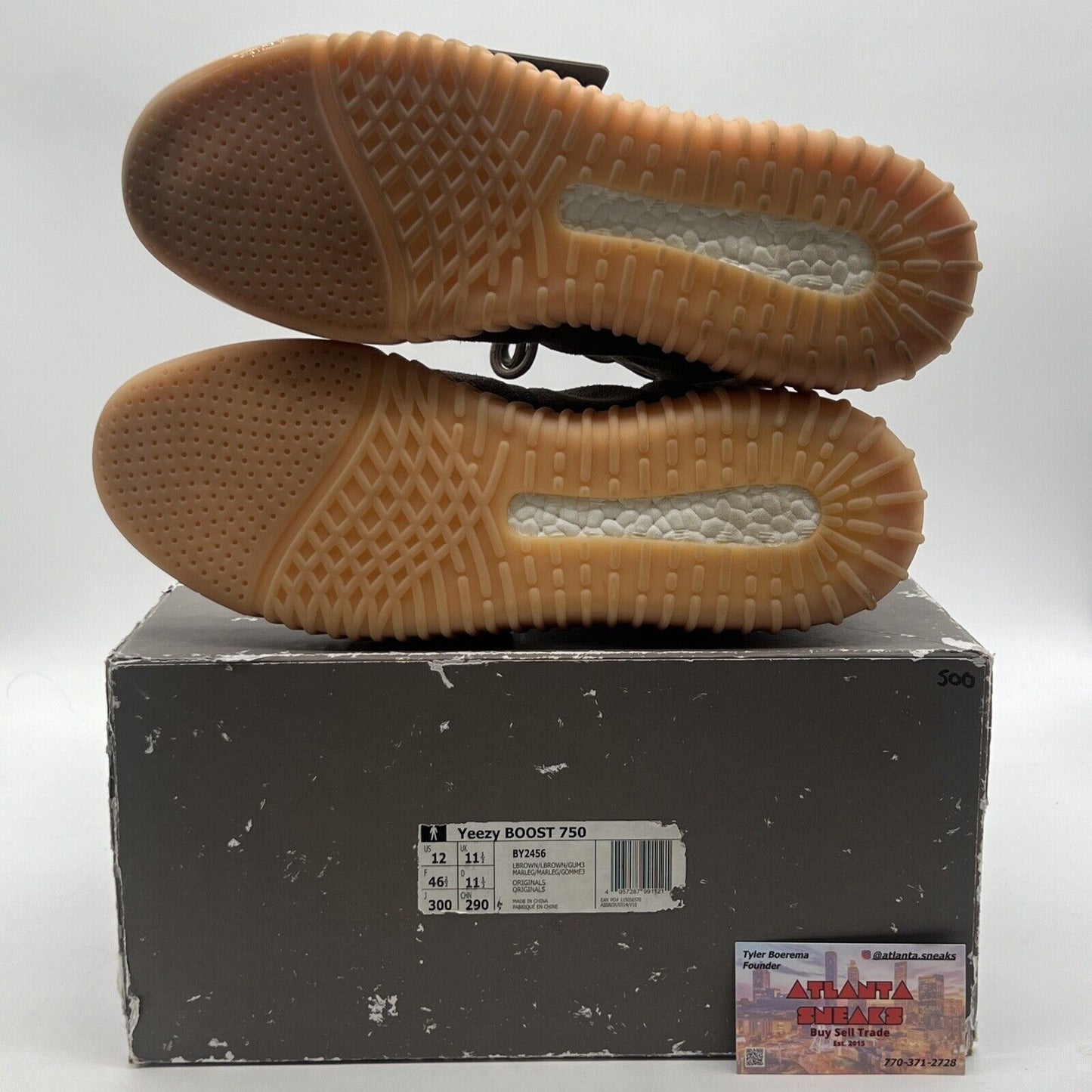 Size 12 - adidas Yeezy Boost 750 Chocolate Suede Gum Brown (BY2456)