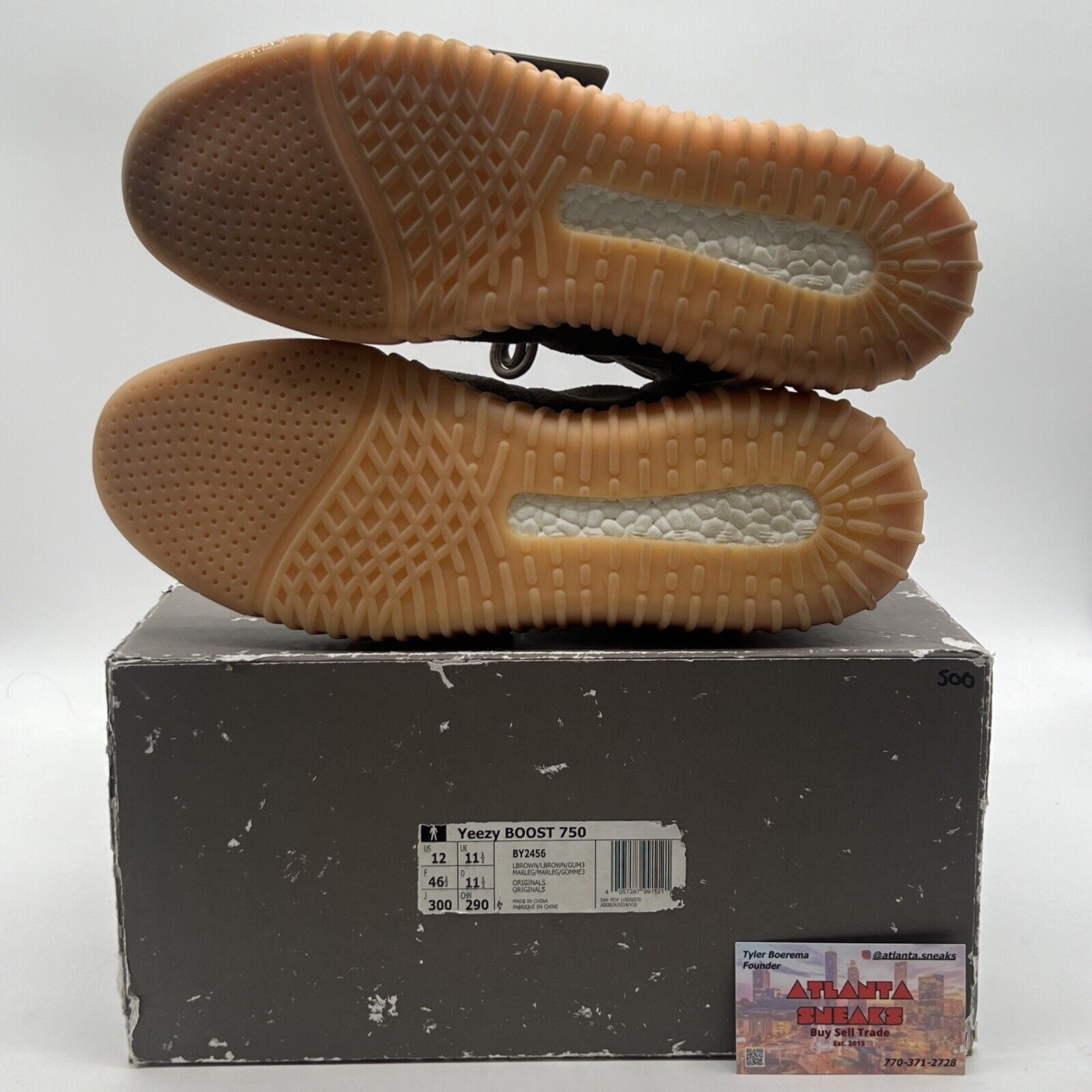 Size 12 - adidas Yeezy Boost 750 Chocolate Suede Gum Brown (BY2456)