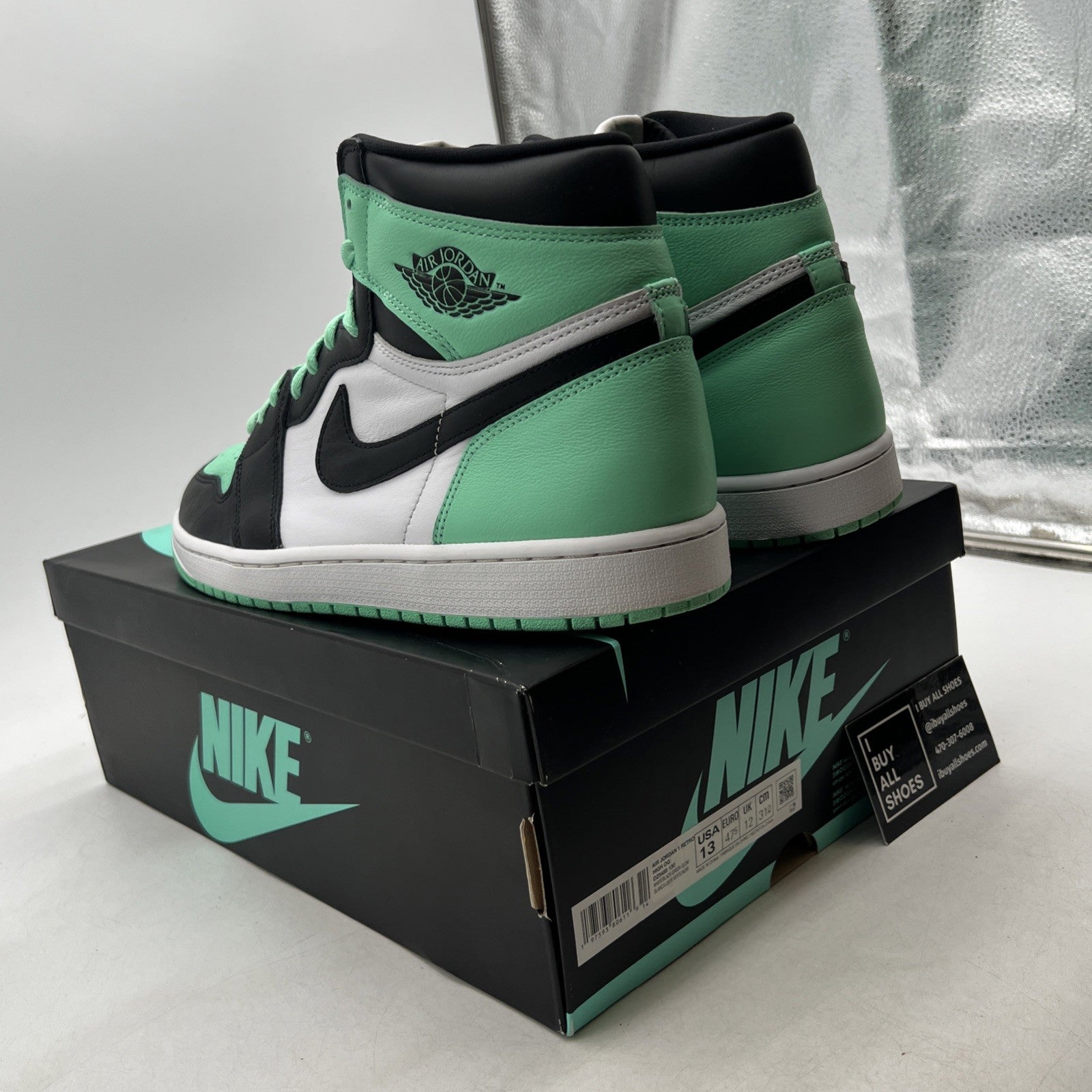 Size 13 - Air Jordan 1 Retro OG High Green Glow (DZ5485-130)