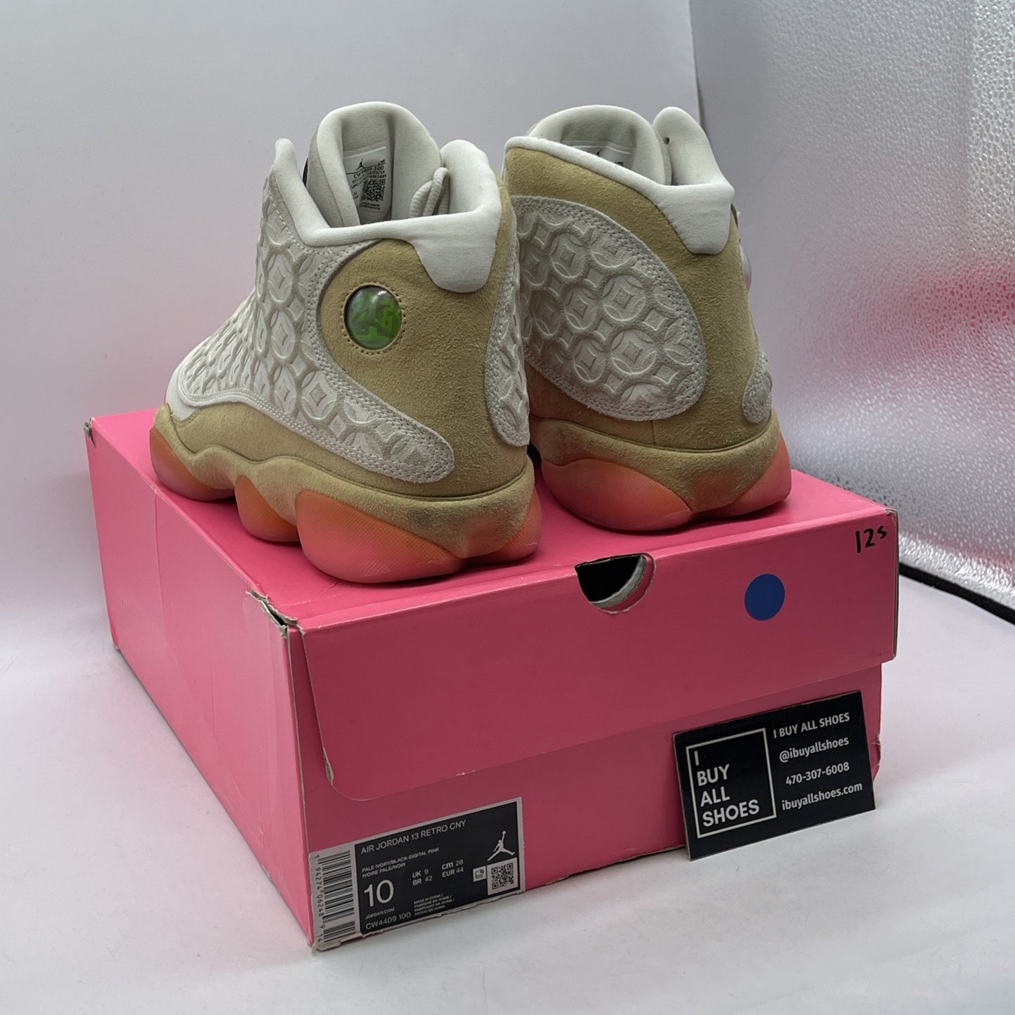Size 10 - Air Jordan 13 Retro Chinese New Year White Brown Suede (CW4409-100)