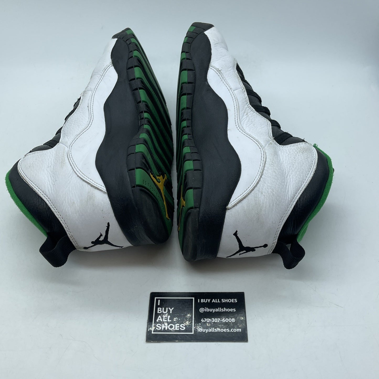 Size 11 - Air Jordan 10 Retro 2019 Seattle White Green Leather (310805-137)