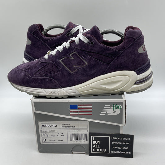 Size 9.5 - New Balance Concepts x 990v2 Made in USA Tyrian Purple (M990CPT2)