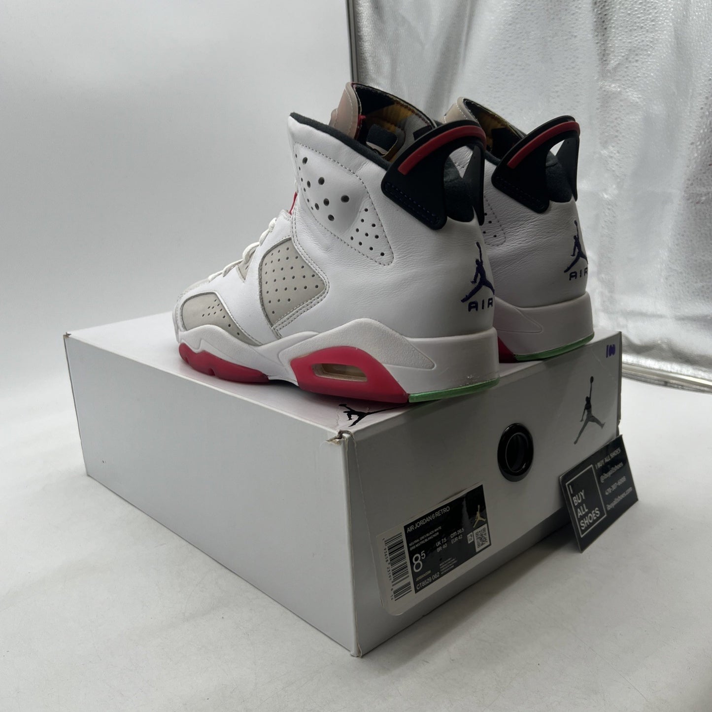 Size 8.5 - Air Jordan 6 Retro Hare (CT8529-062)