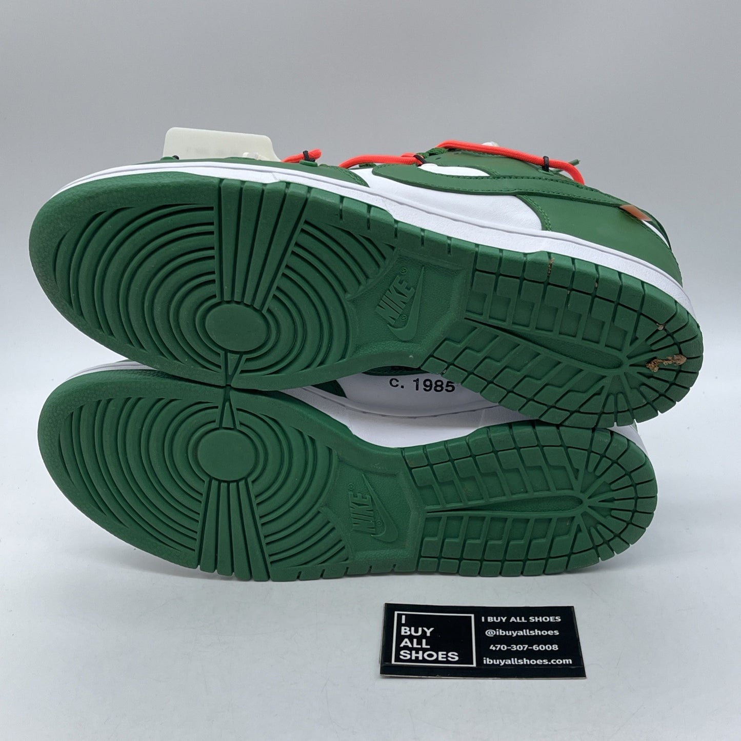 Size 10 - Nike Dunk Low x OFF-WHITE Pine Green White (CT0856-100)