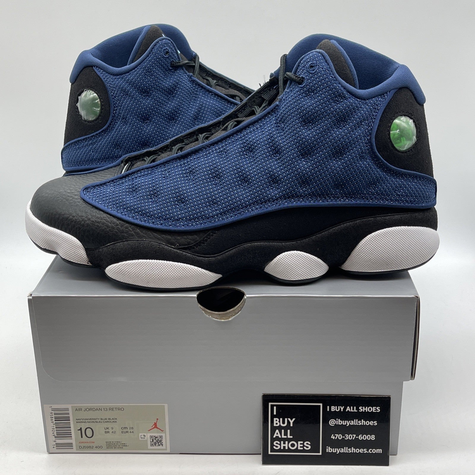 Size 10 - Jordan 13 Navy 2022 Blue Black Suede (DJ5982-400)