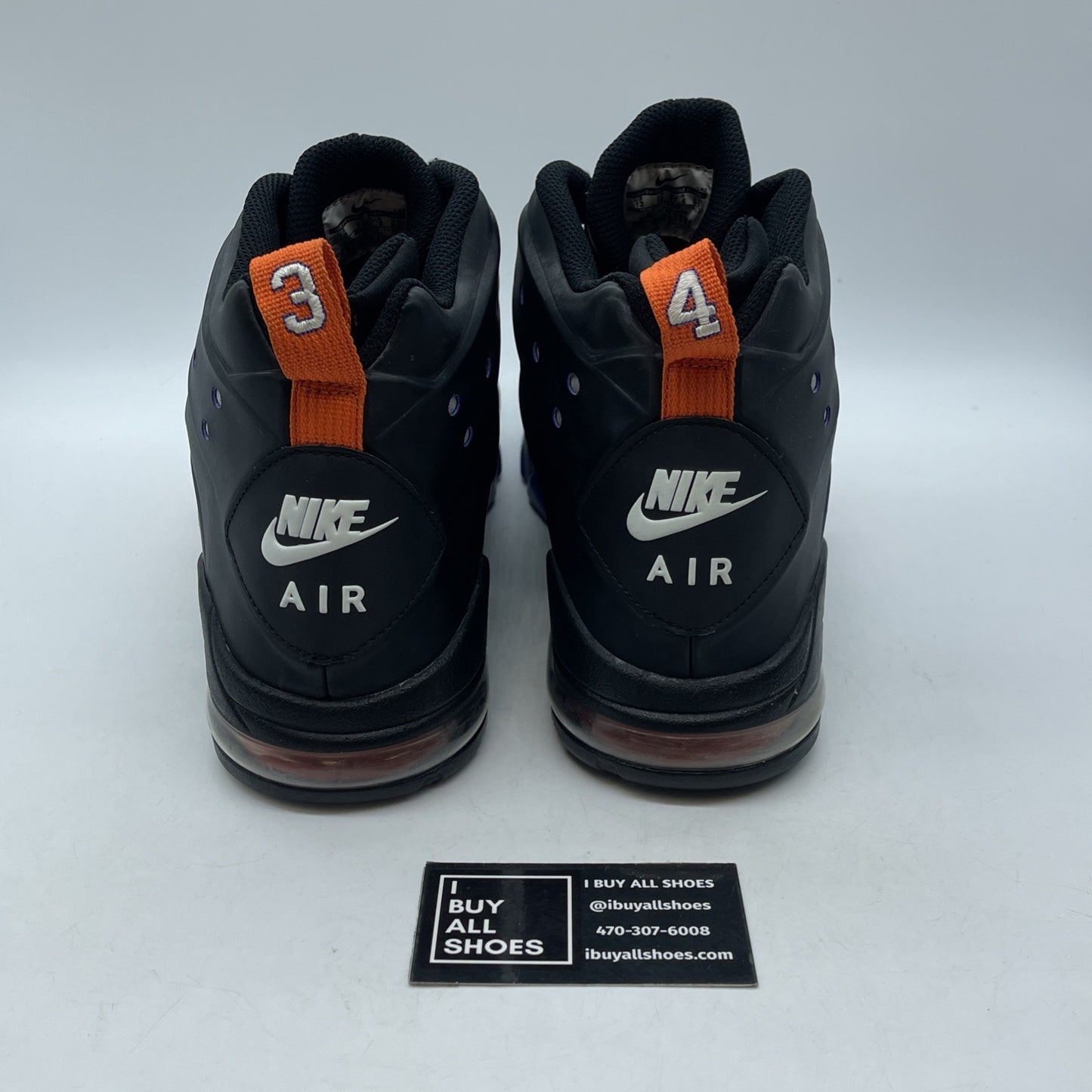 Size 13 - Nike Air Max Barkley Hyperfuse Black Suede Leather (488119-085)