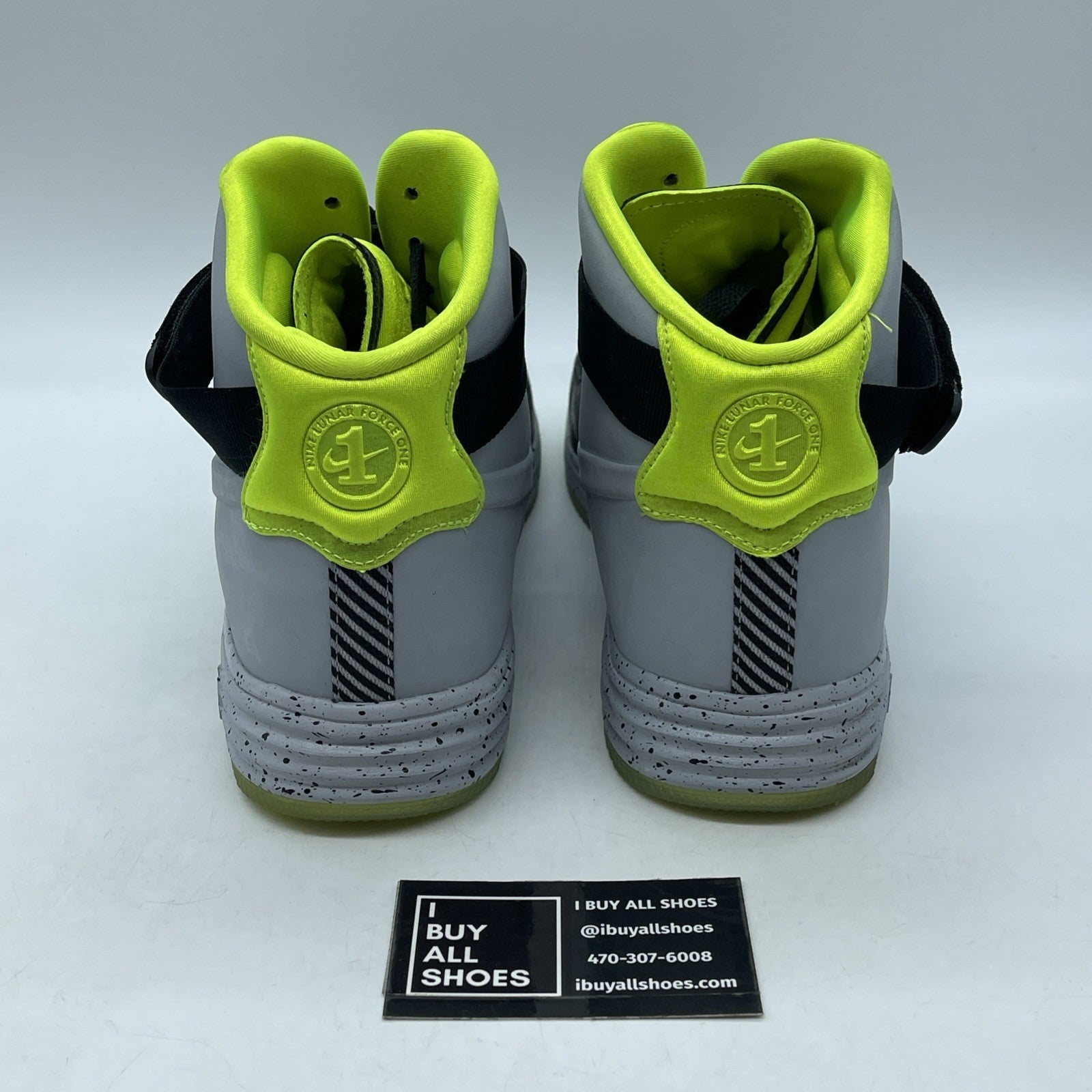 Size 10.5 - Nike Lunar Force 1 Lux VT Anthracite Volt Grey Black (630998-002)