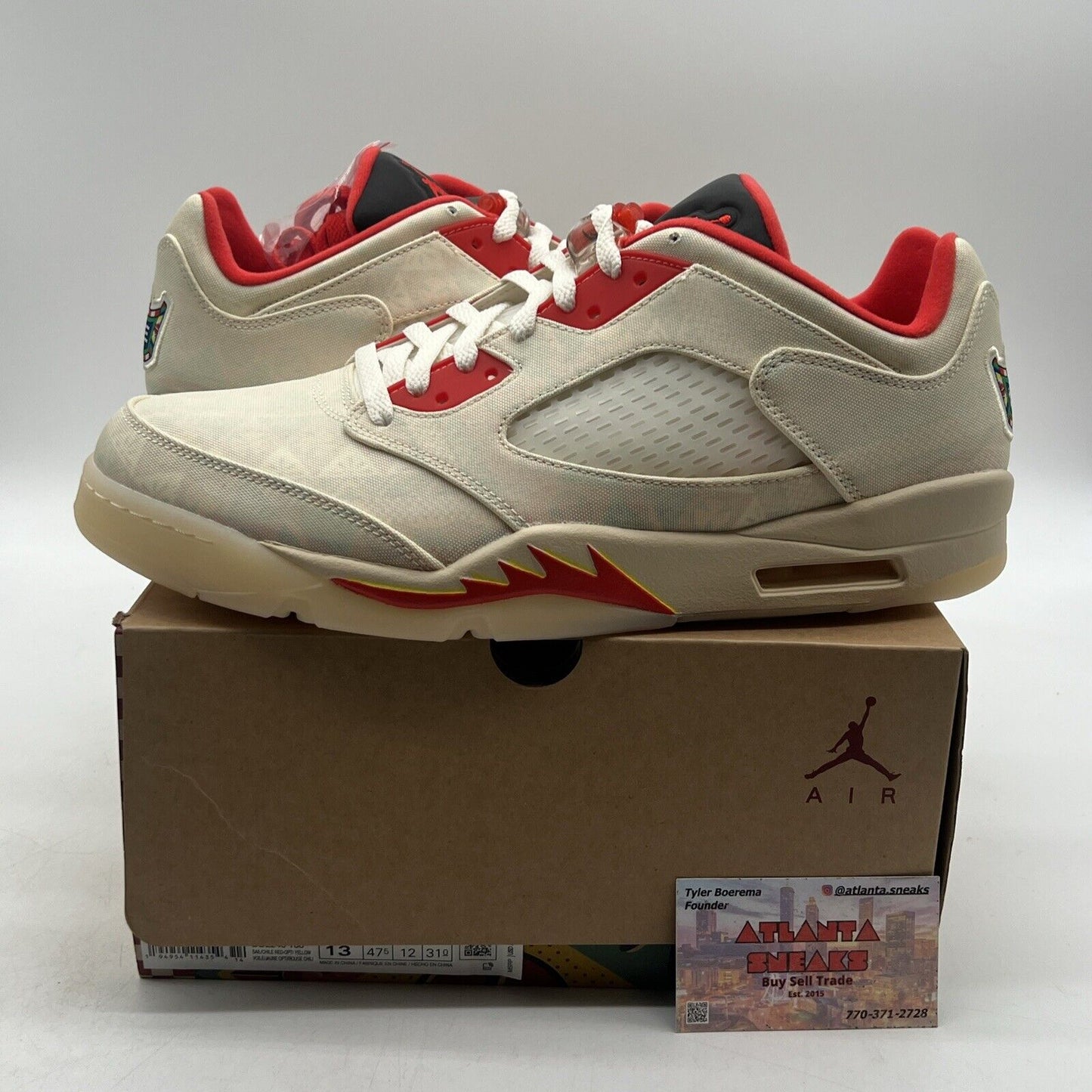 Size 13 - Air Jordan 5 Retro 2021 Low Chinese New Year (DD2240-100)