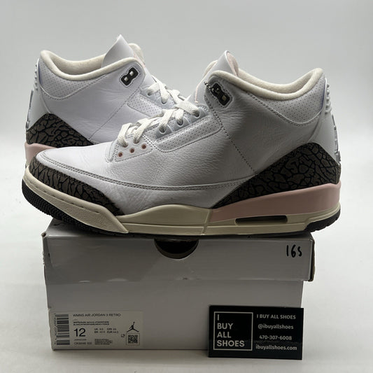 Size 12W - Air Jordan 3 Retro Neapolitan White Brown Pink (CK9246-102)