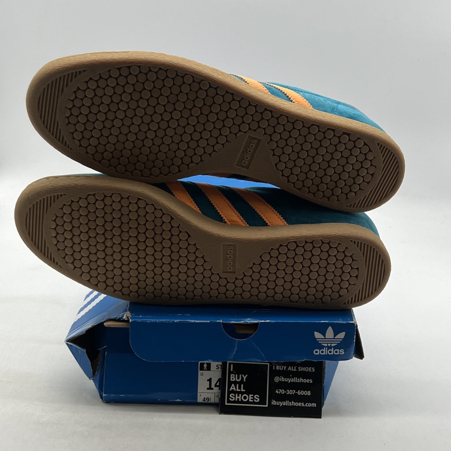 Size 14 - Adidas Stadt Active Teal (EF9168)
