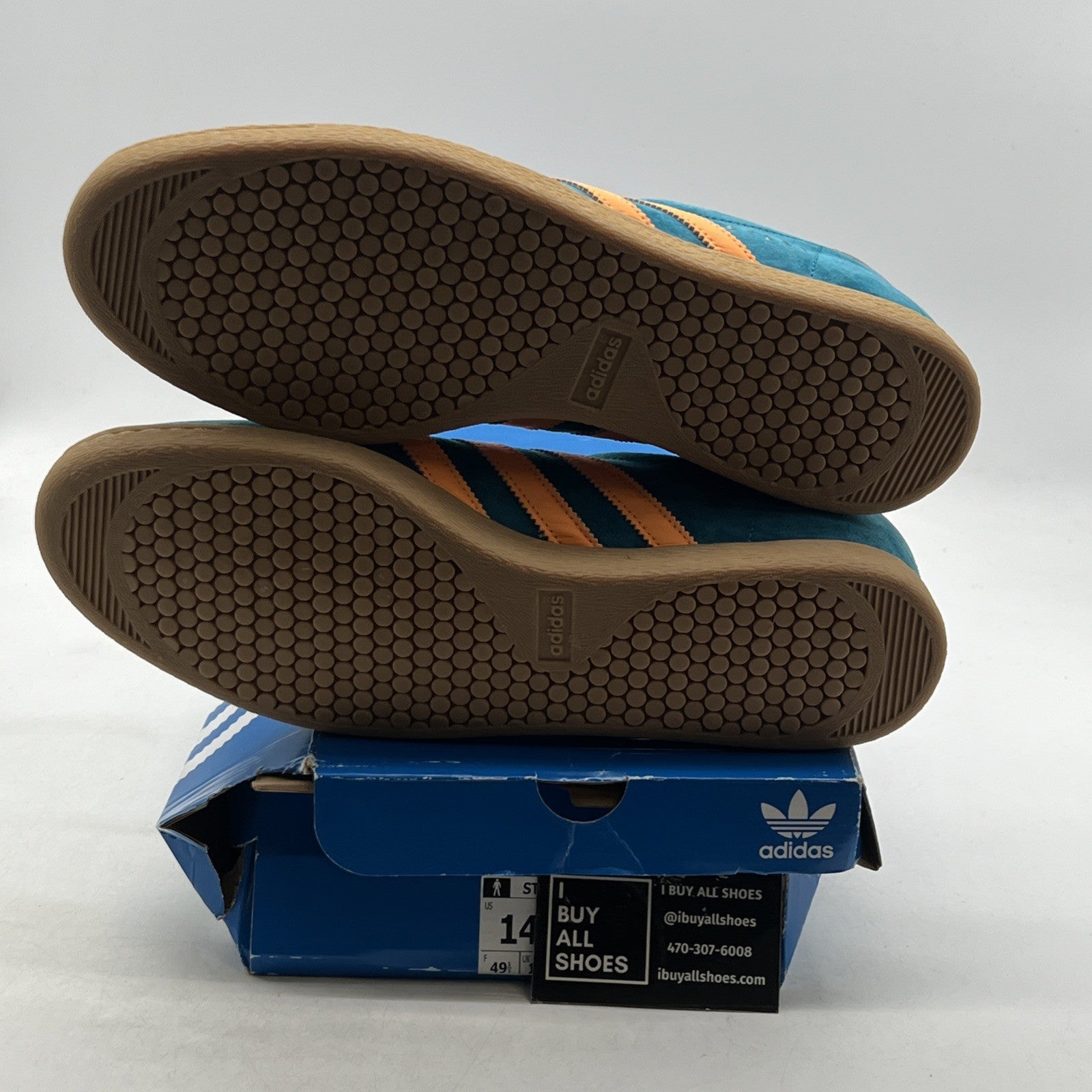Size 14 - Adidas Stadt Active Teal (EF9168)
