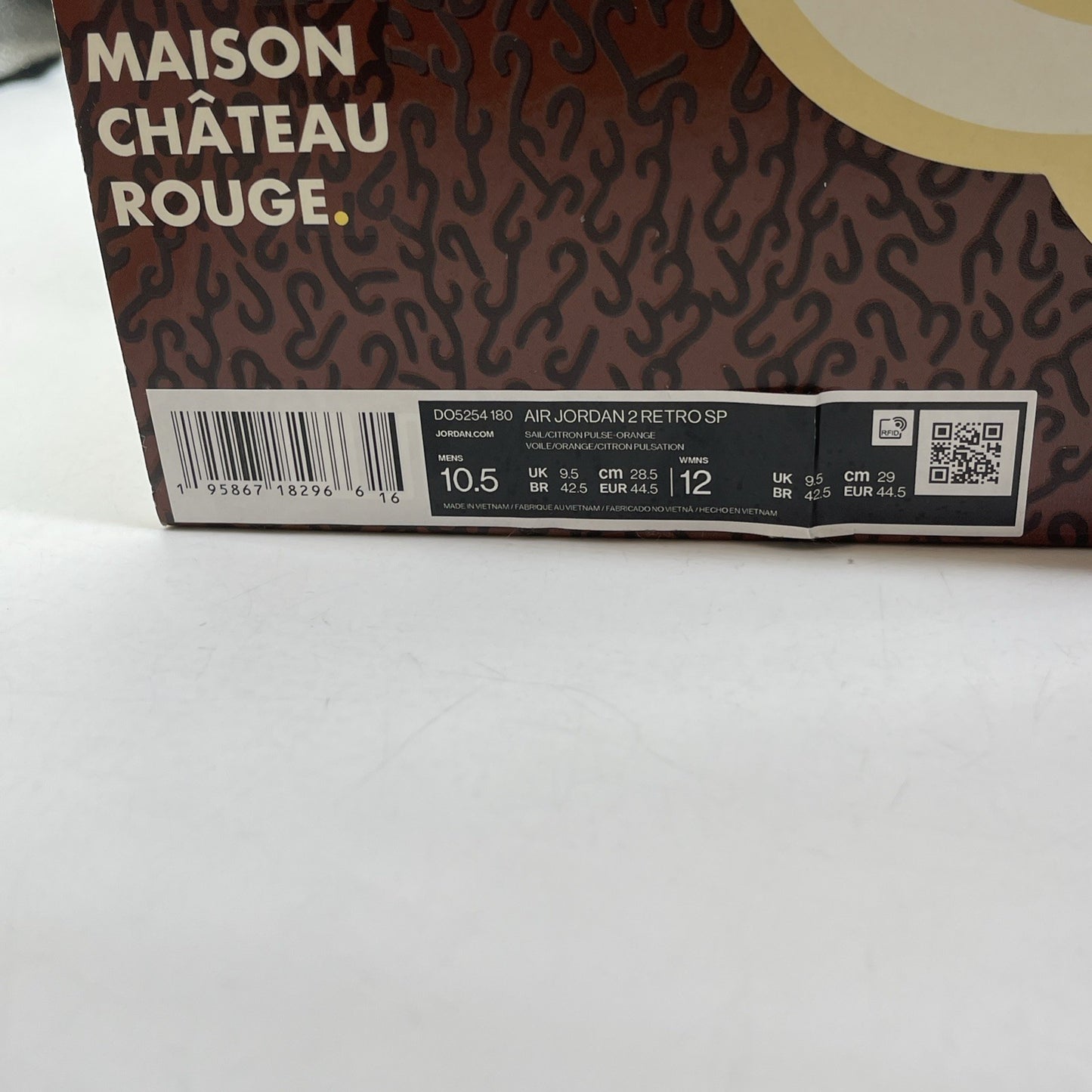 Size 10.5 - Maison Château Rouge x Air Jordan 2 United Youth International