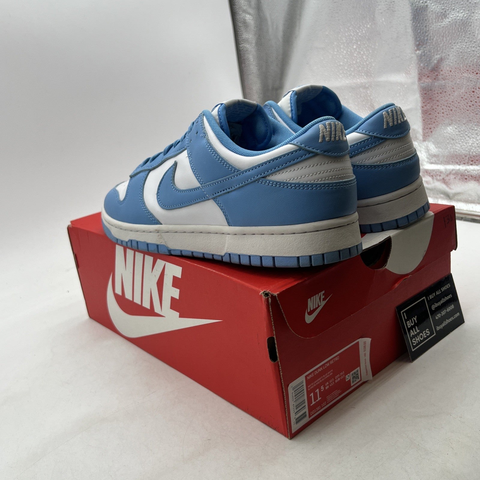 Size 11.5 - Nike Dunk Low University Blue (DD1391-102)