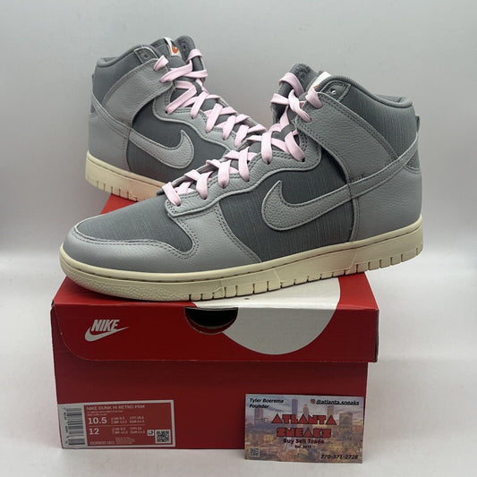 Size 10.5 - Nike Dunk High Premium Certified Fresh Grey Fog Brand New Og All