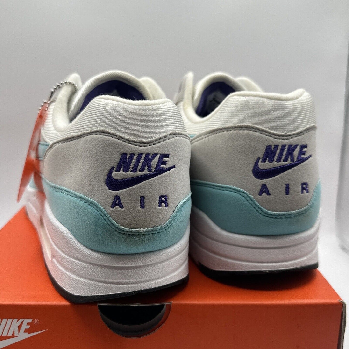 Size 12.5 - Nike Air Max 1 OG Aqua 2017 Anniversary With OG All Suede Light Blue