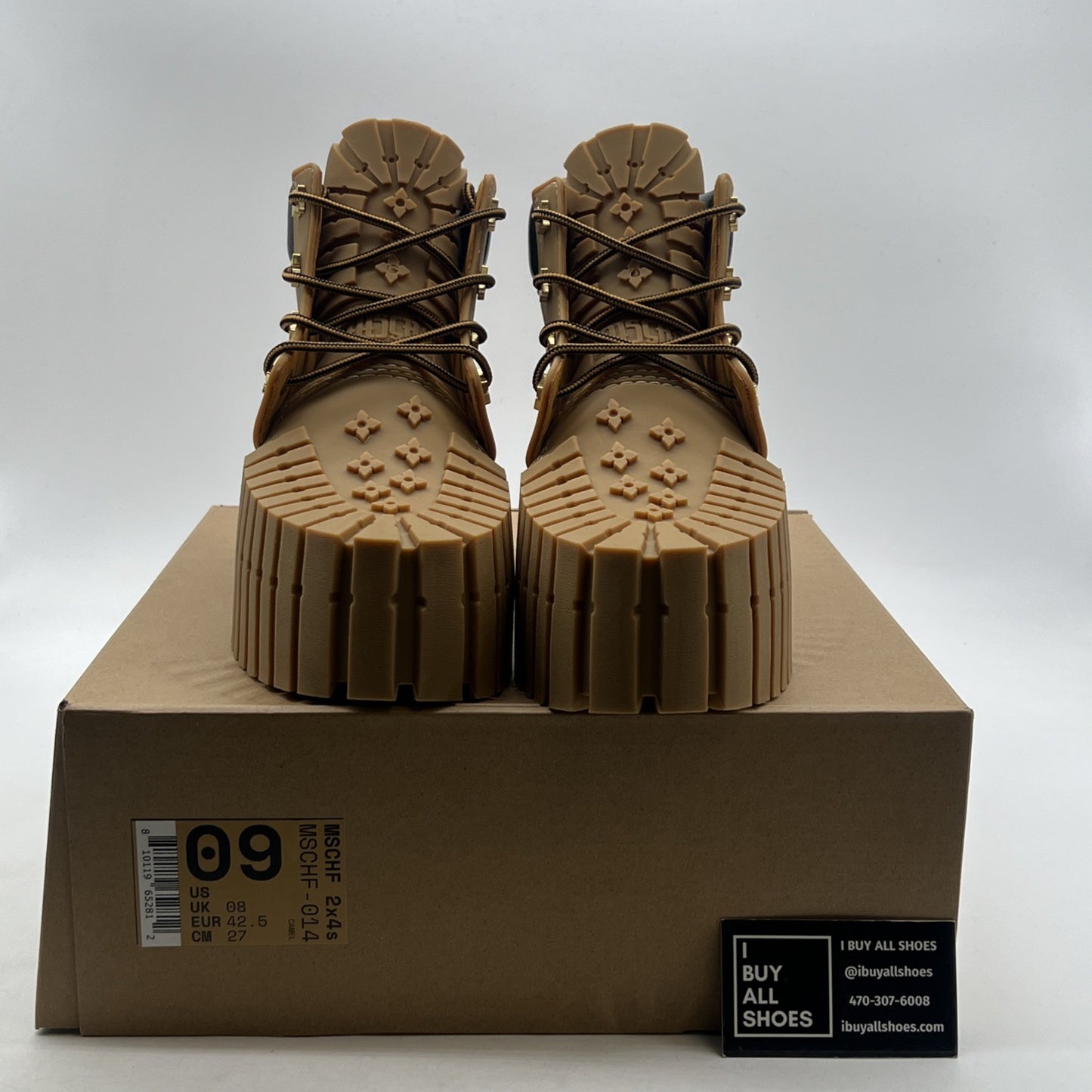 Size 9 - MSCHF 2x4 Timberland Boots Big Red Boots