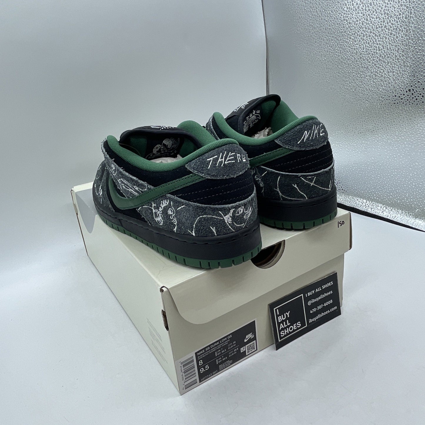 Size 8 - Nike THERE Skateboards x Dunk SB Special Box Low Ultra Humanized
