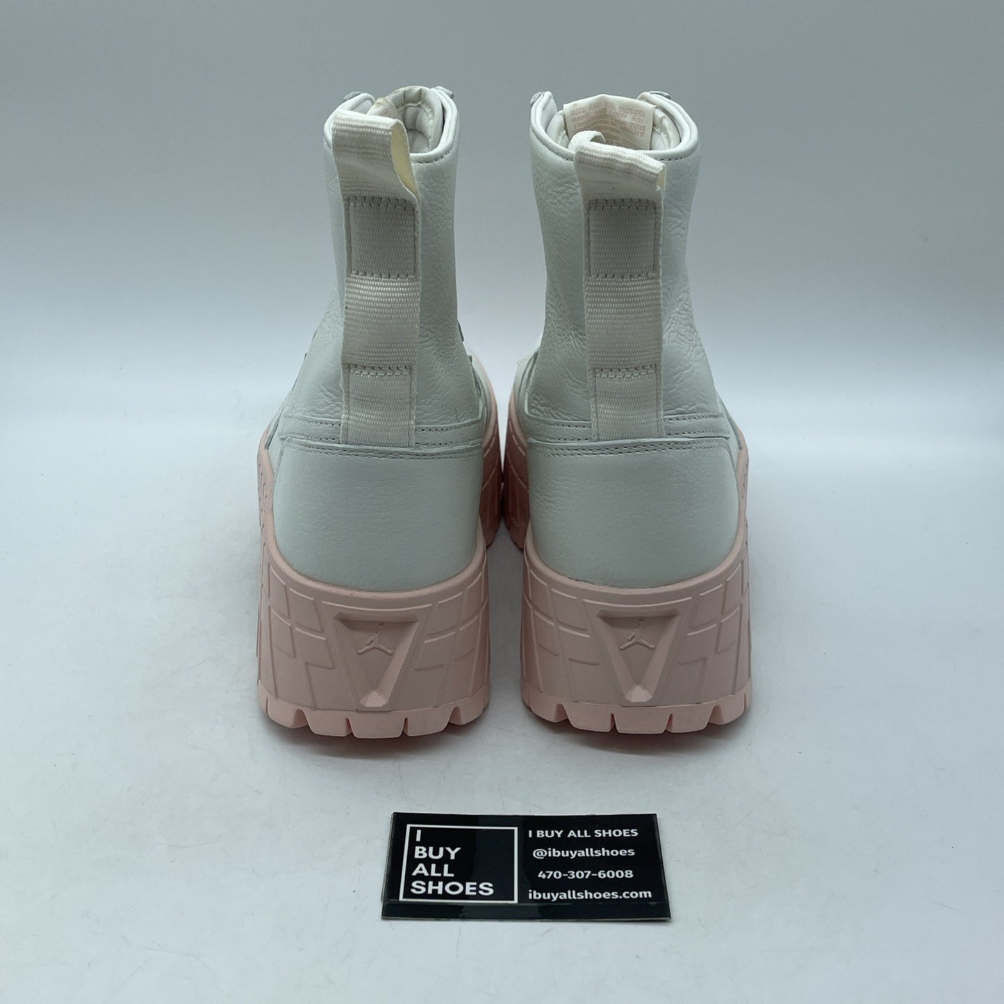 Size 9W - Air Jordan 1 Brooklyn Women's Boots Sail Legend Pink (FJ5737-116)