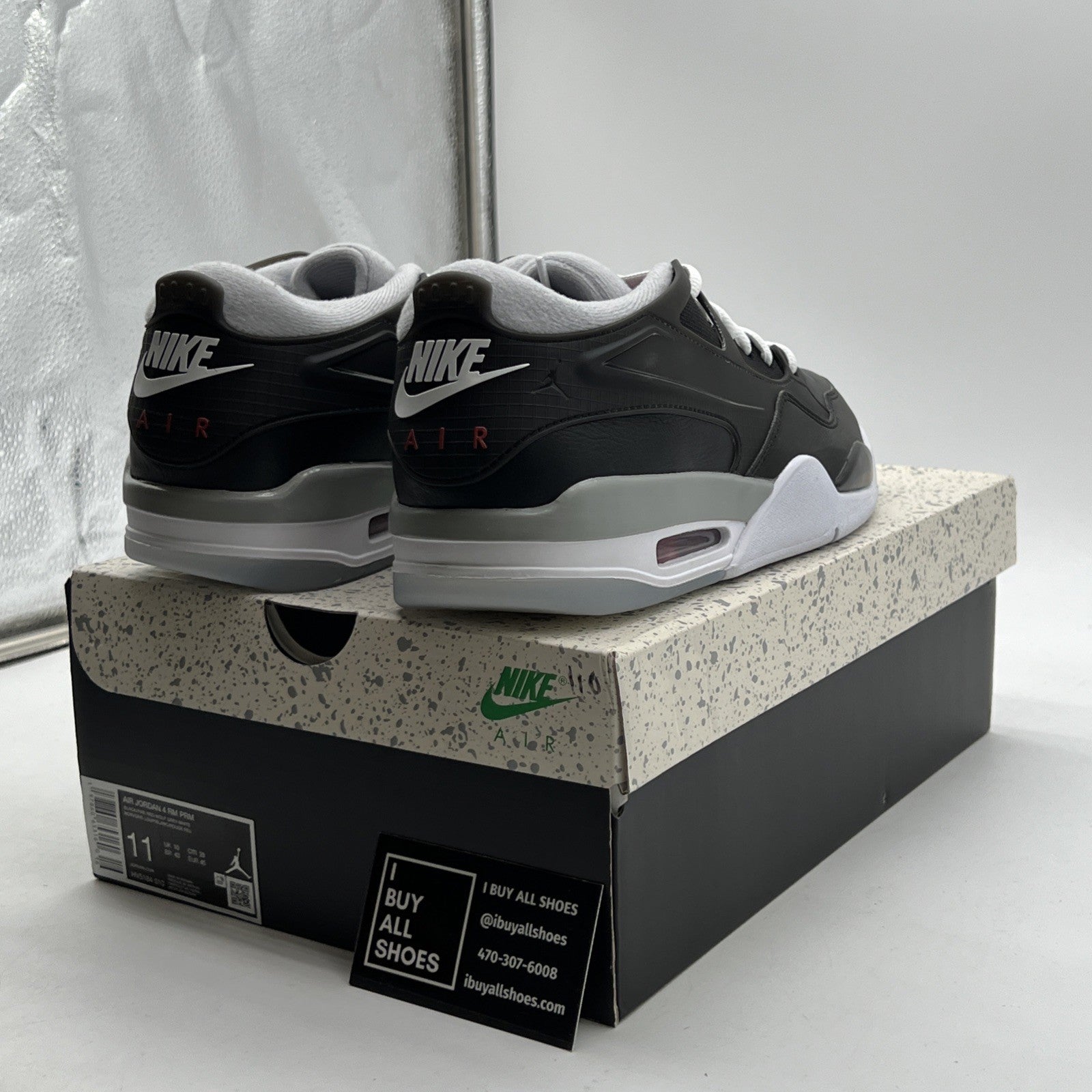 Size 11 - Air Jordan 4 RM Black Metallic (HV5184-010)