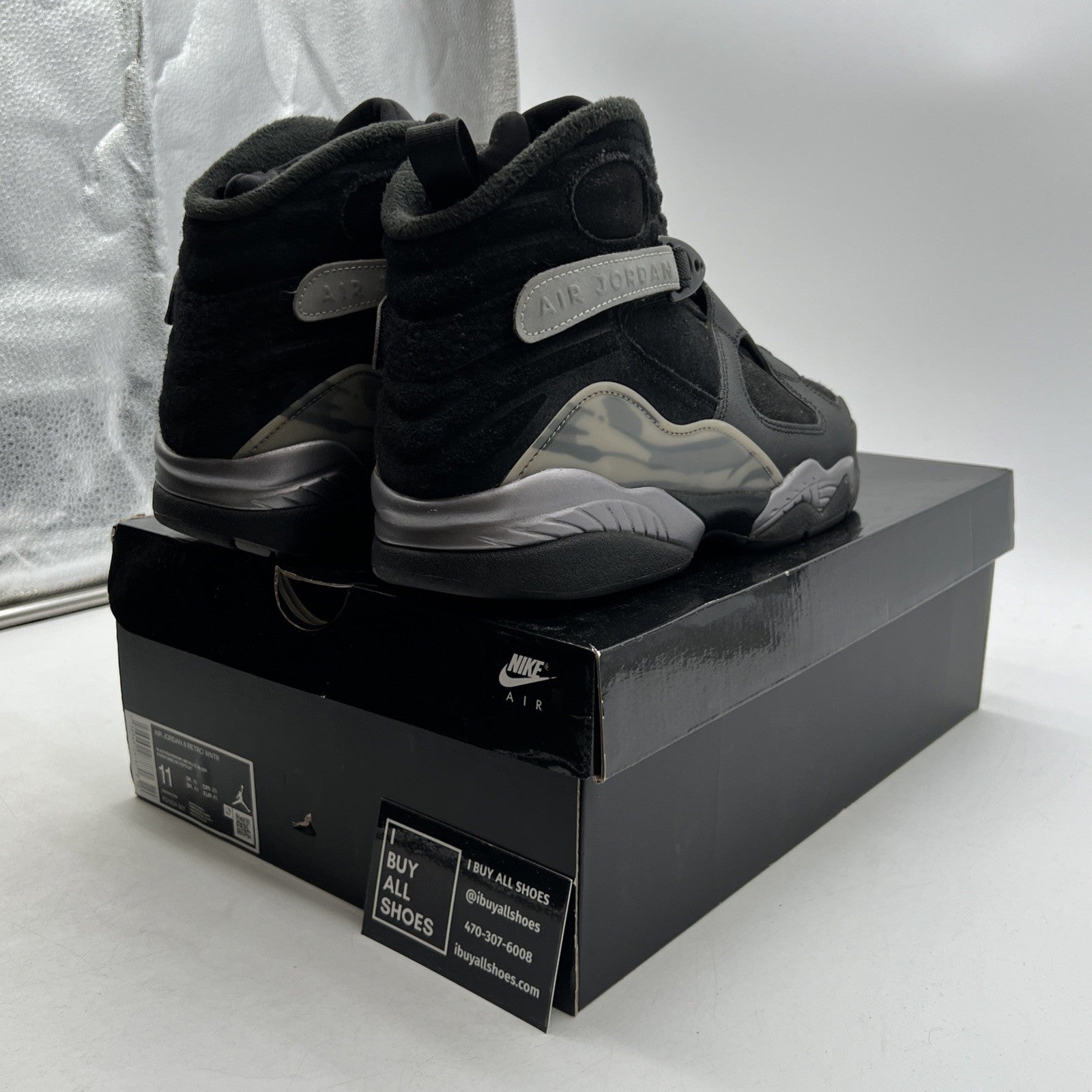 Size 11 - Air Jordan 8 Retro Winterized Gunsmoke (FD1334-001)