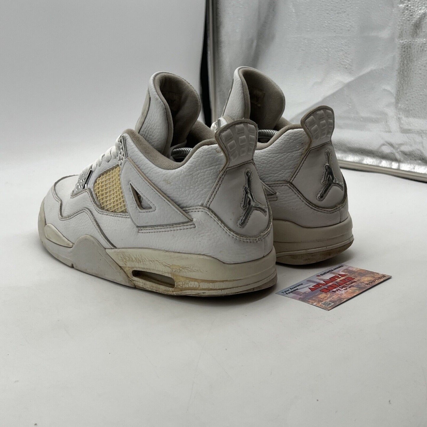 Size 10.5 - Air Jordan 4 Retro Mid Pure Money (308497-100)