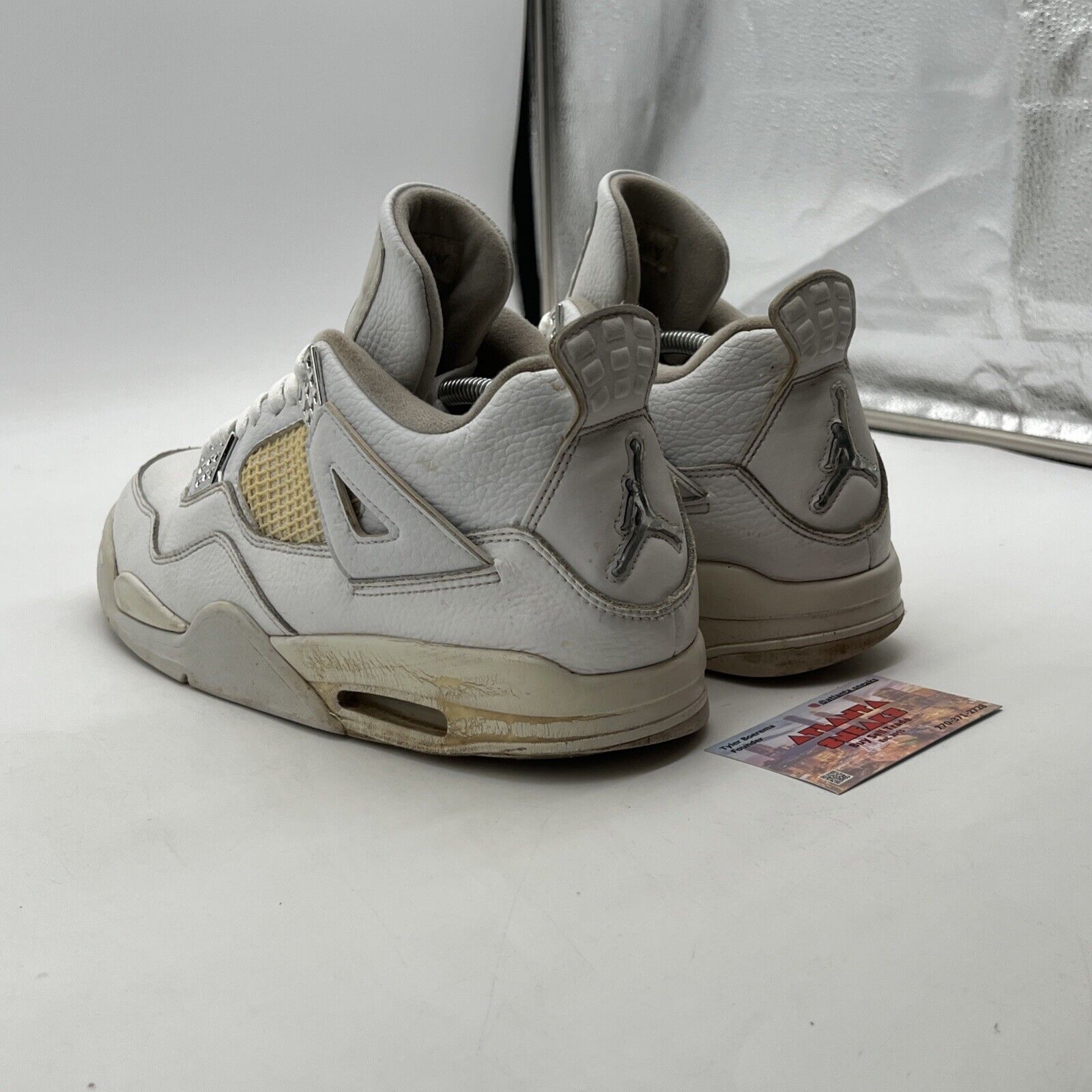 Size 10.5 - Air Jordan 4 Retro Mid Pure Money (308497-100)