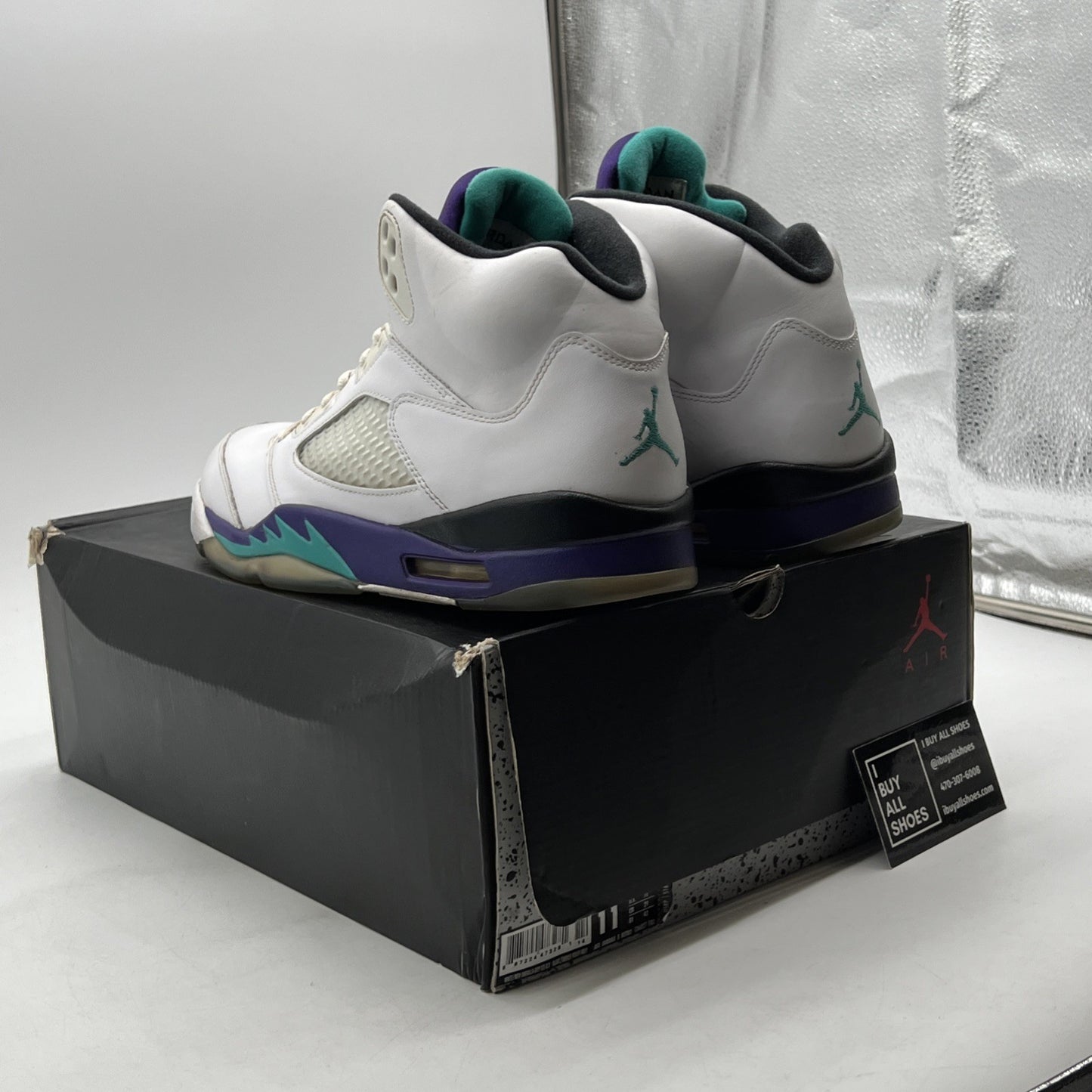 Size 11 - Air Jordan 5 Retro Grape 2013 (136027-108)