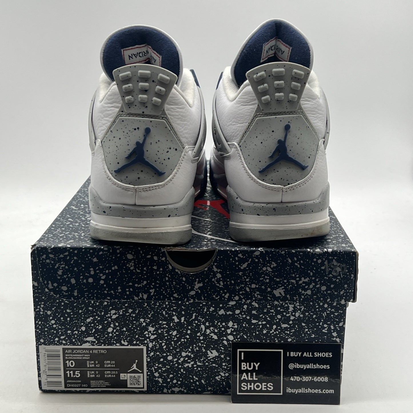 Size 10 - Air Jordan 4 Retro Mid Midnight Navy (DH6927-140)