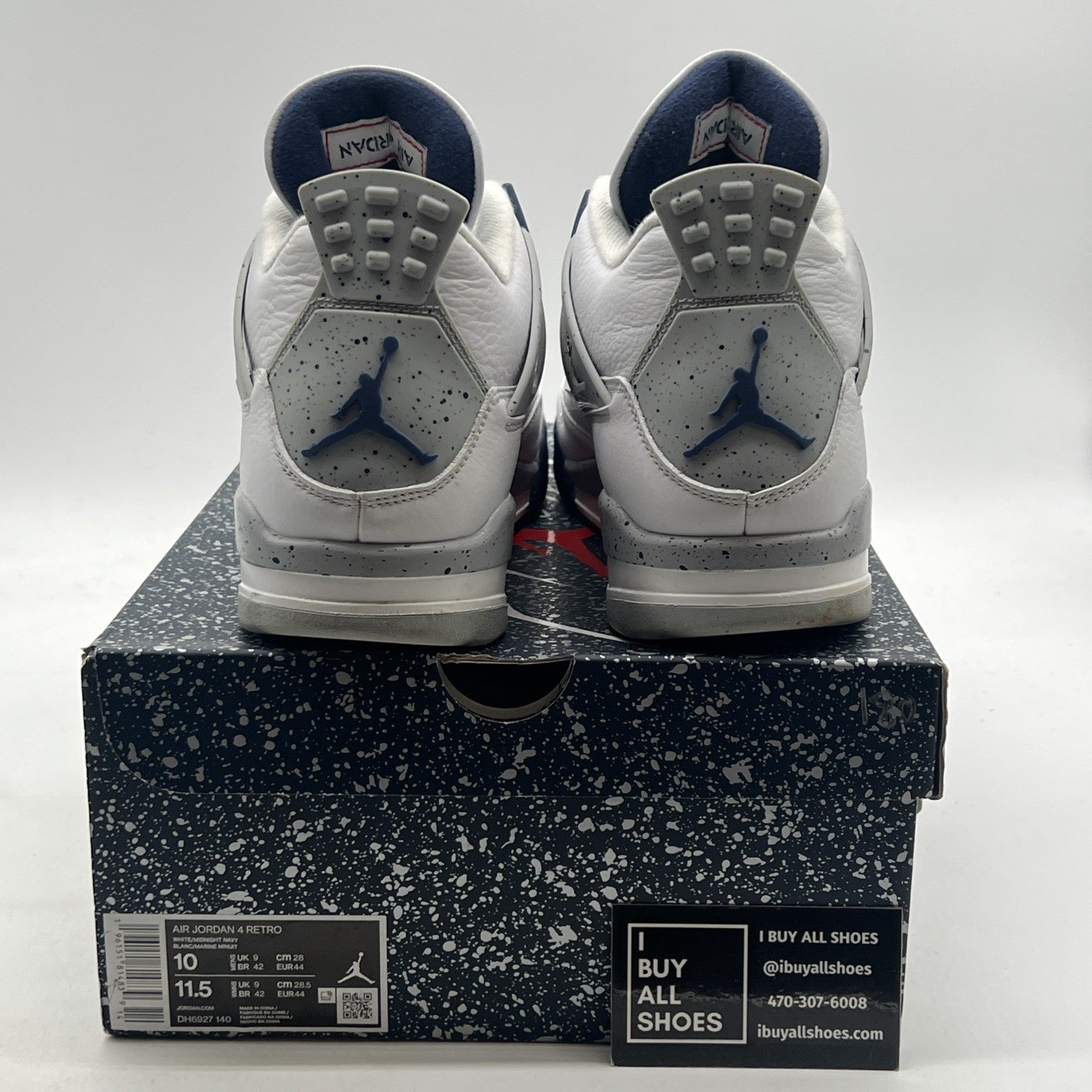 Size 10 - Air Jordan 4 Retro Mid Midnight Navy (DH6927-140)