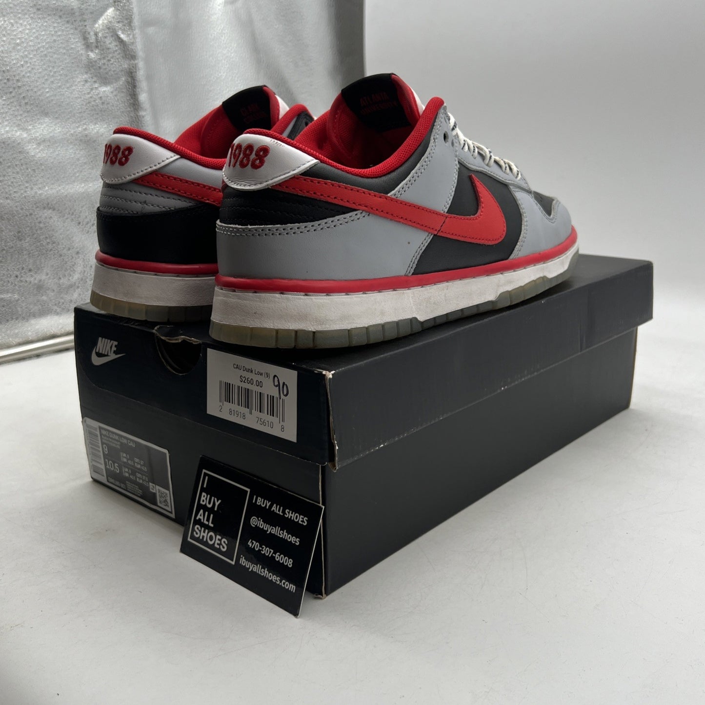 Size 9 - Nike Clark Atlanta University x Dunk Low Panthers (DR6189-001)